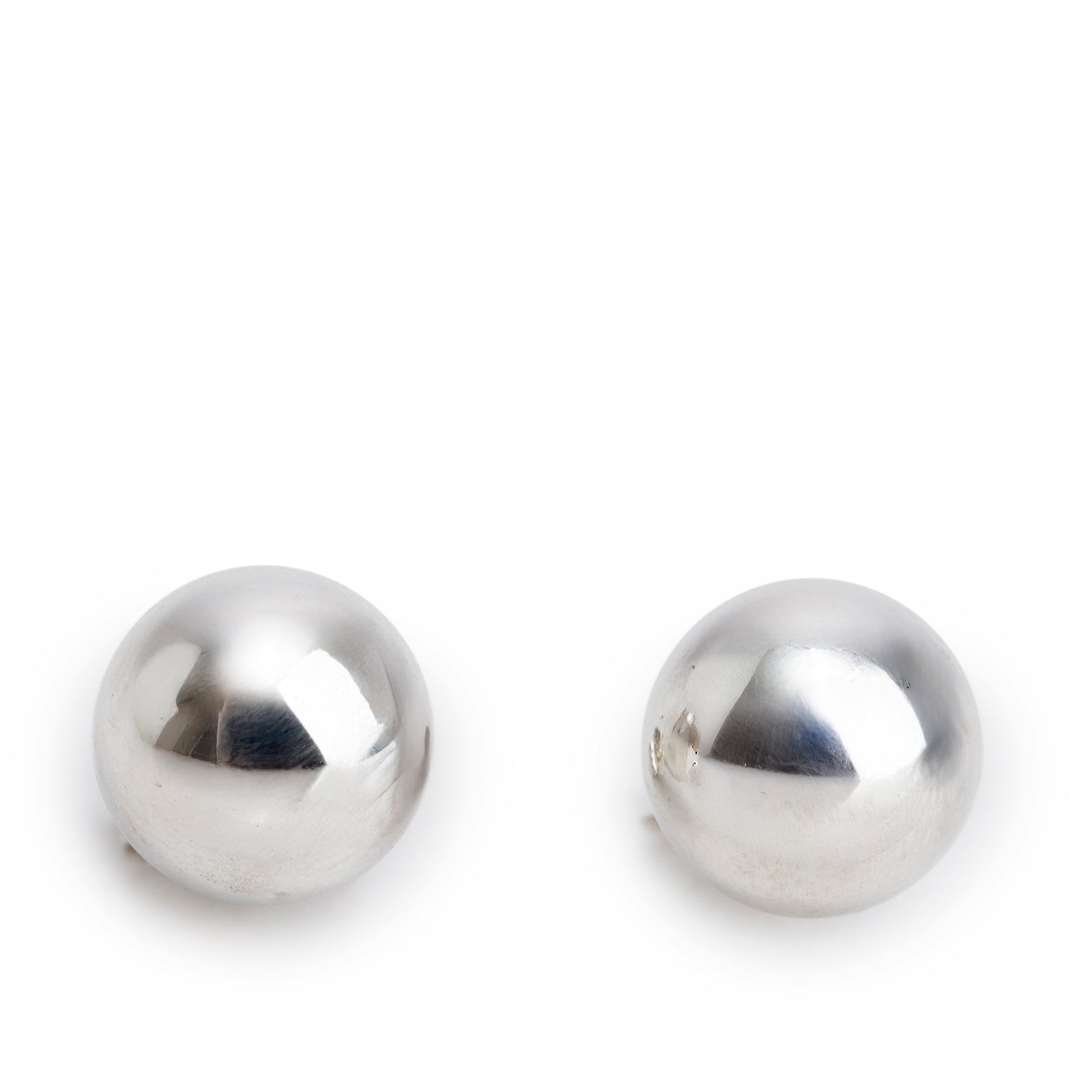 Tiffany & Co. Sterling Silver HardWear 8 MM Ball Earrings