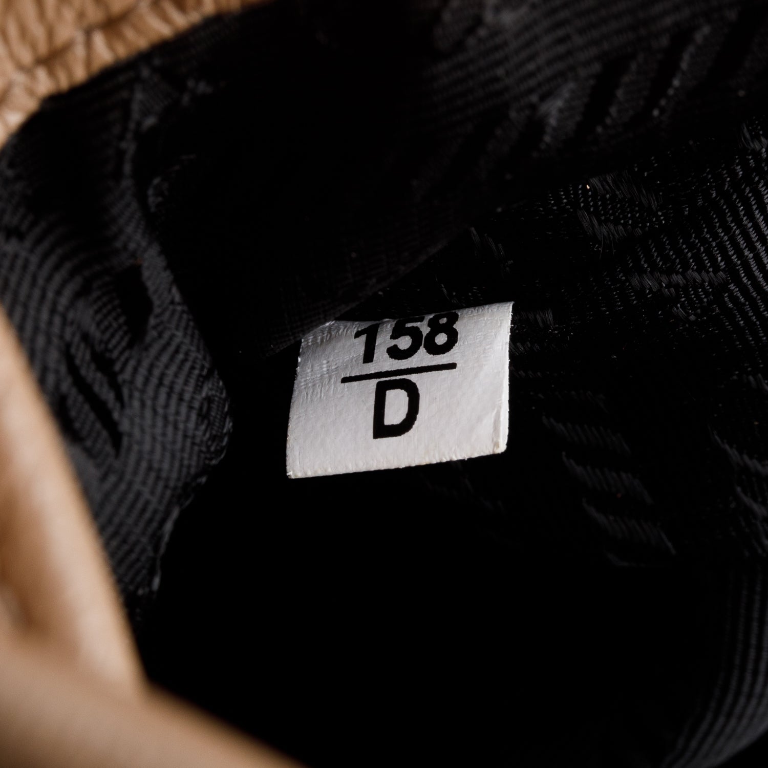 Prada Beige Glace Calf Leather Logo Mini Duet Bucket Bag w/ Strap