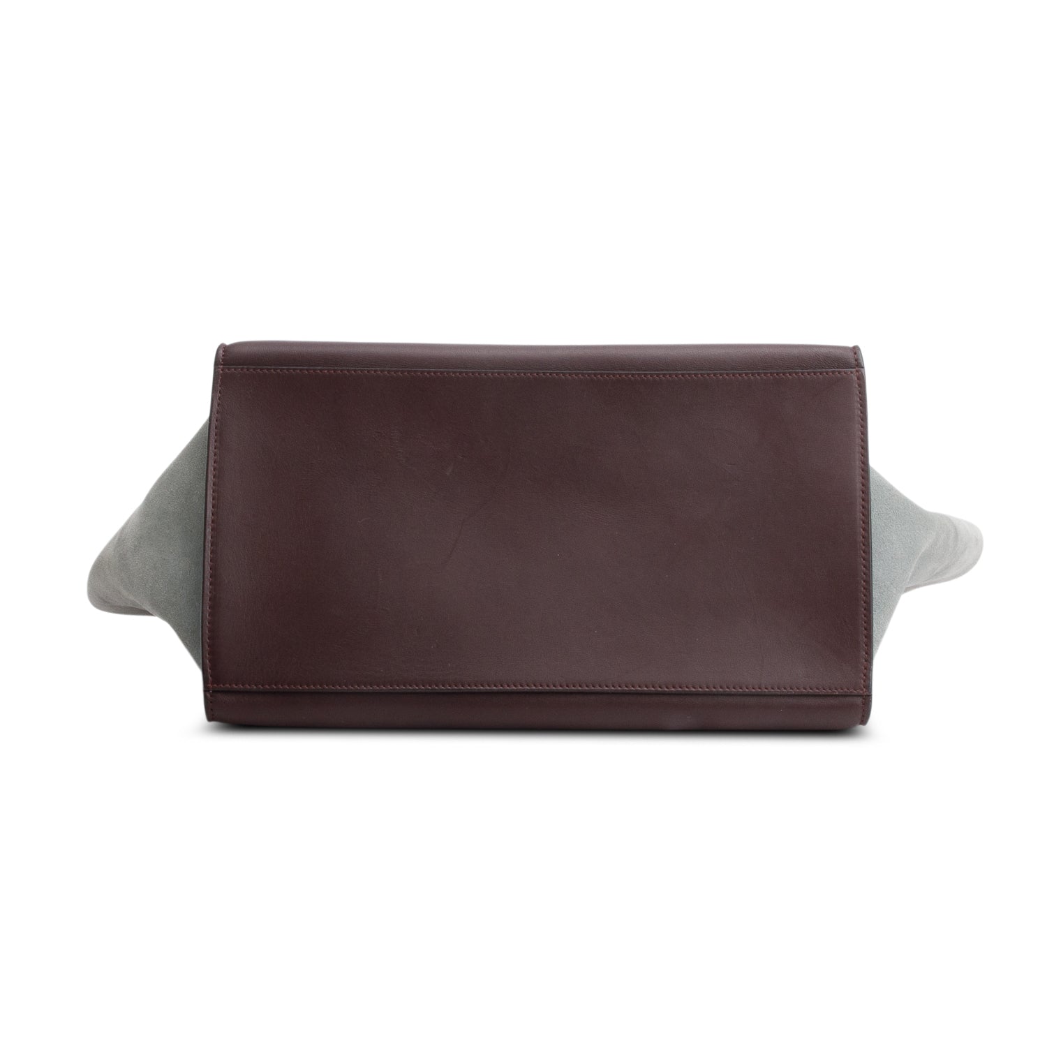 Celine Tri-Color Smooth Calfskin Suede Large Trapeze Bag