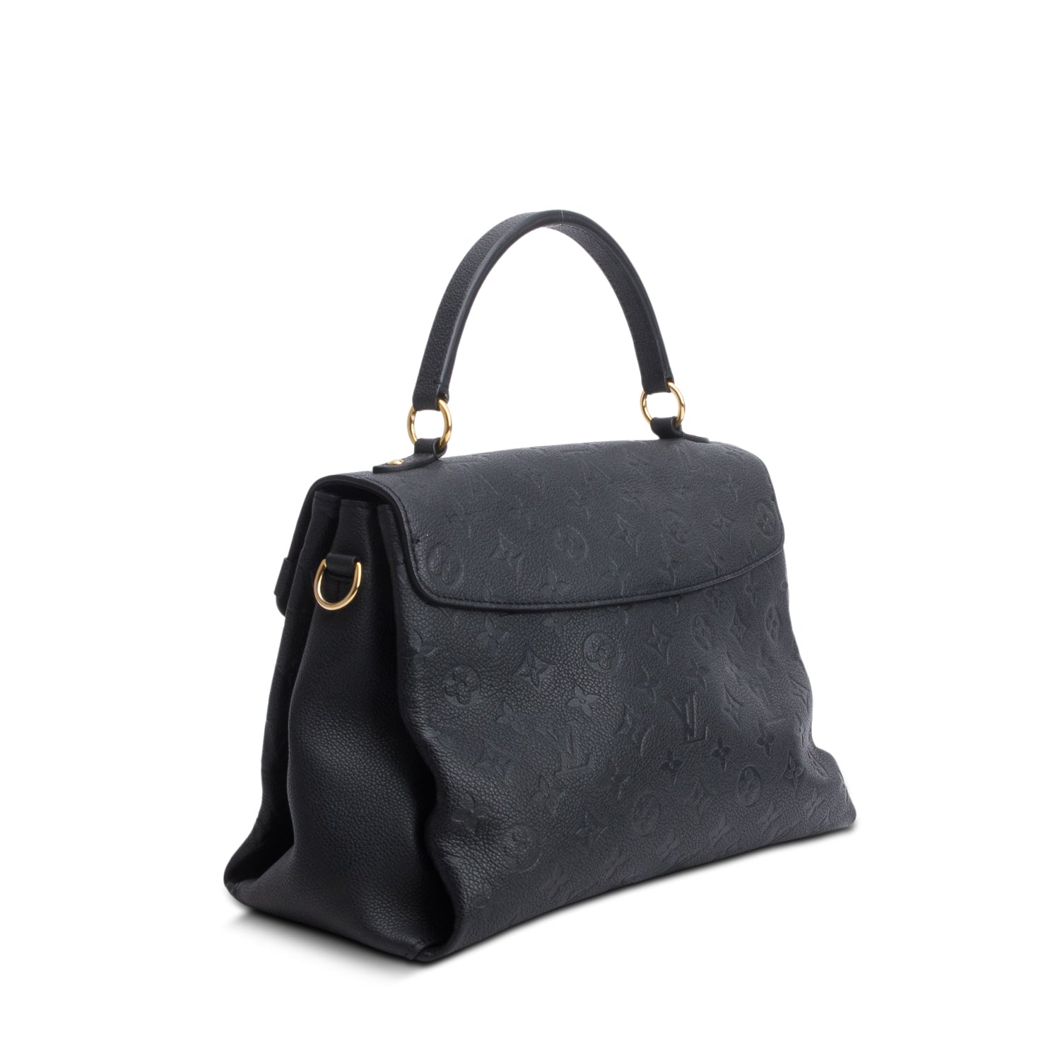 Louis Vuitton 2020 Black Empreinte Leather Georges MM w/ Strap