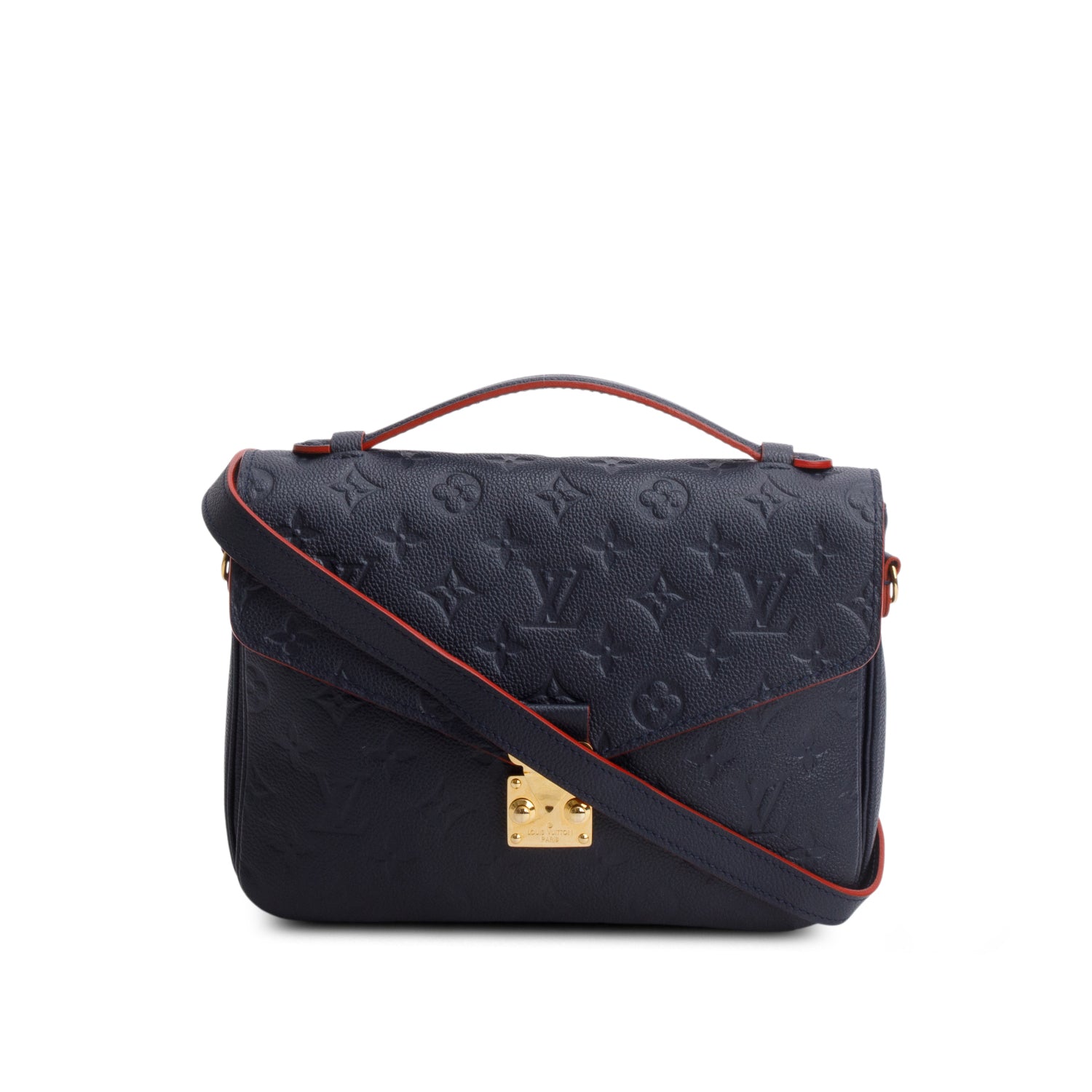 Louis Vuitton Navy Monogram Empreinte Pochette Metis