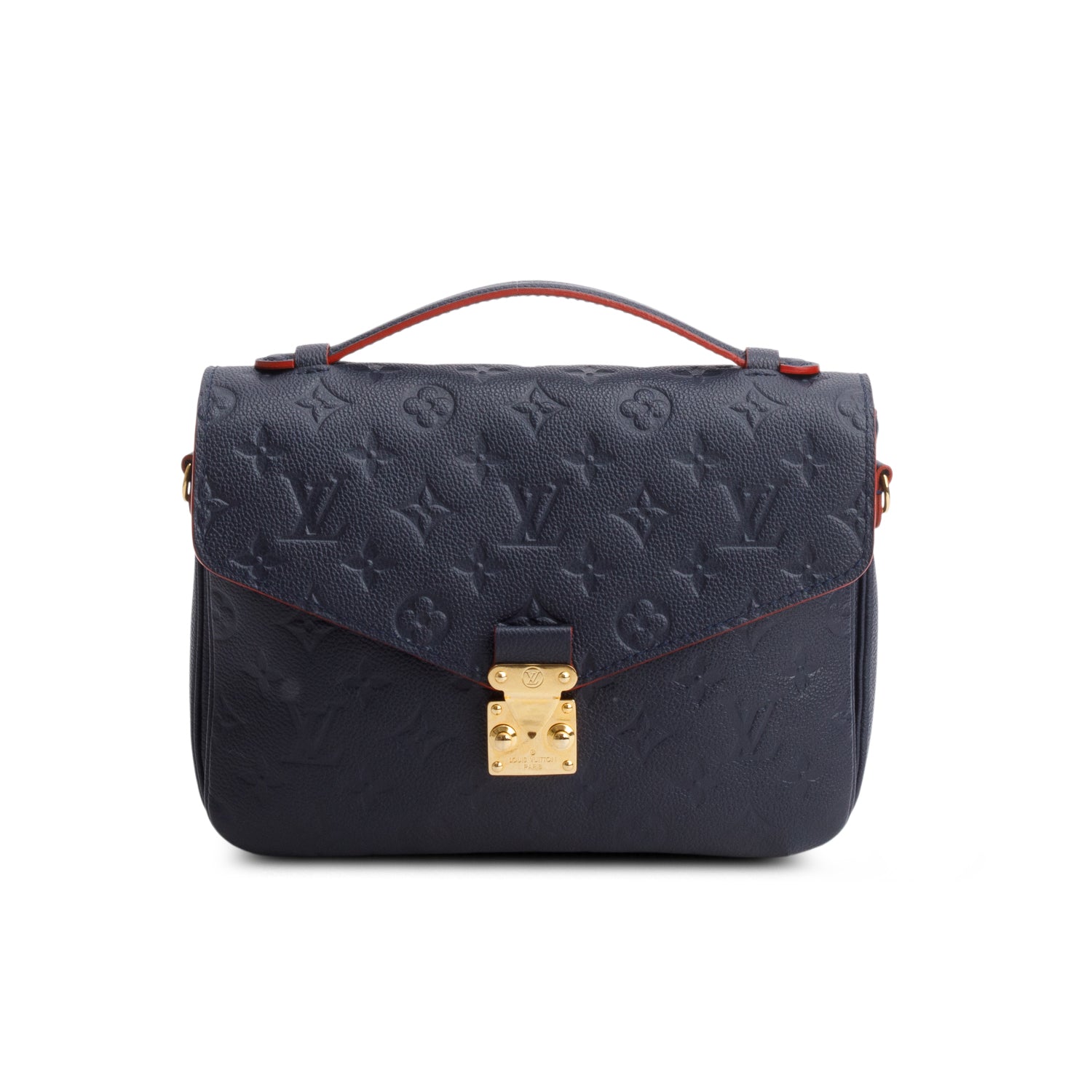 Louis Vuitton Navy Monogram Empreinte Pochette Metis