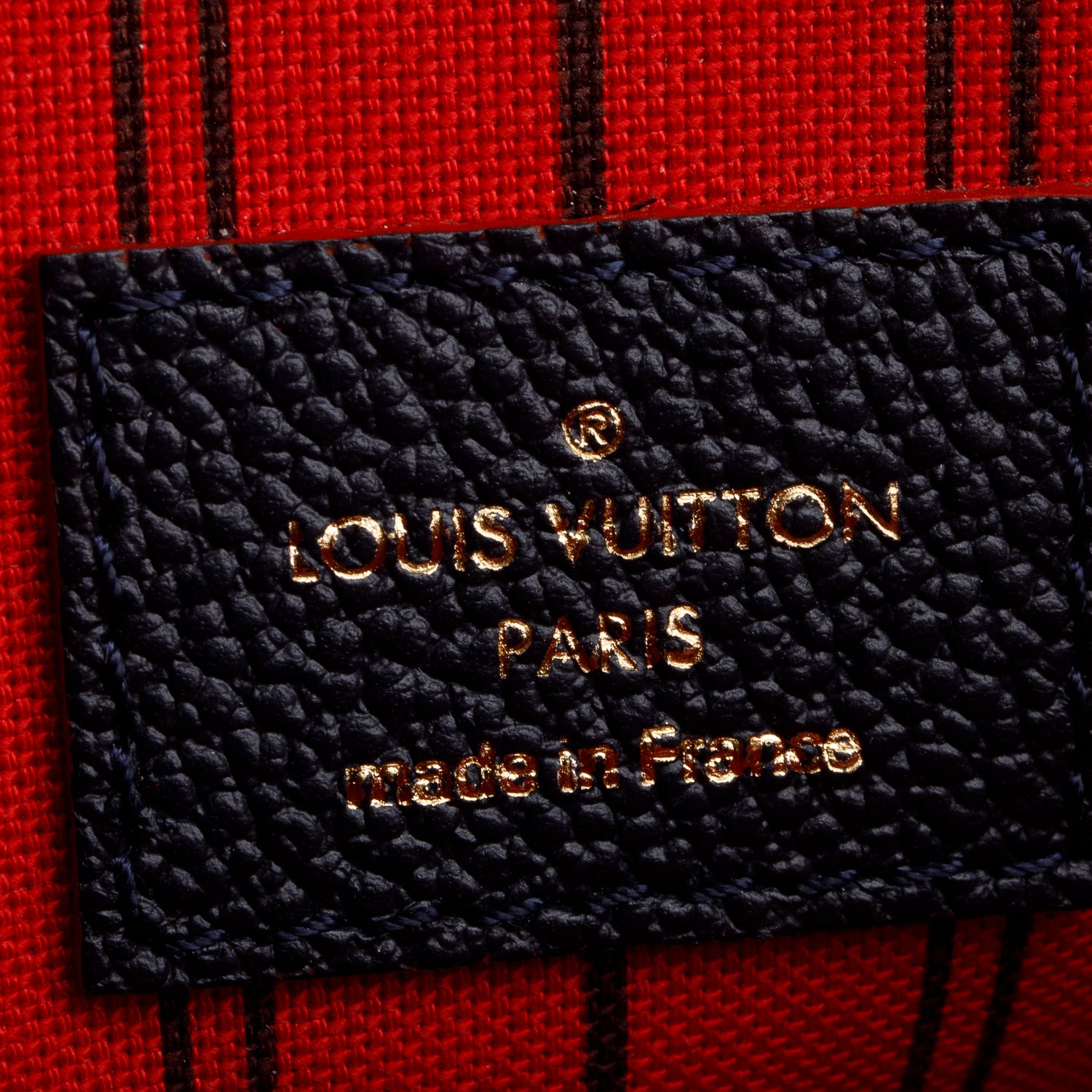 Louis Vuitton Navy Monogram Empreinte Pochette Metis