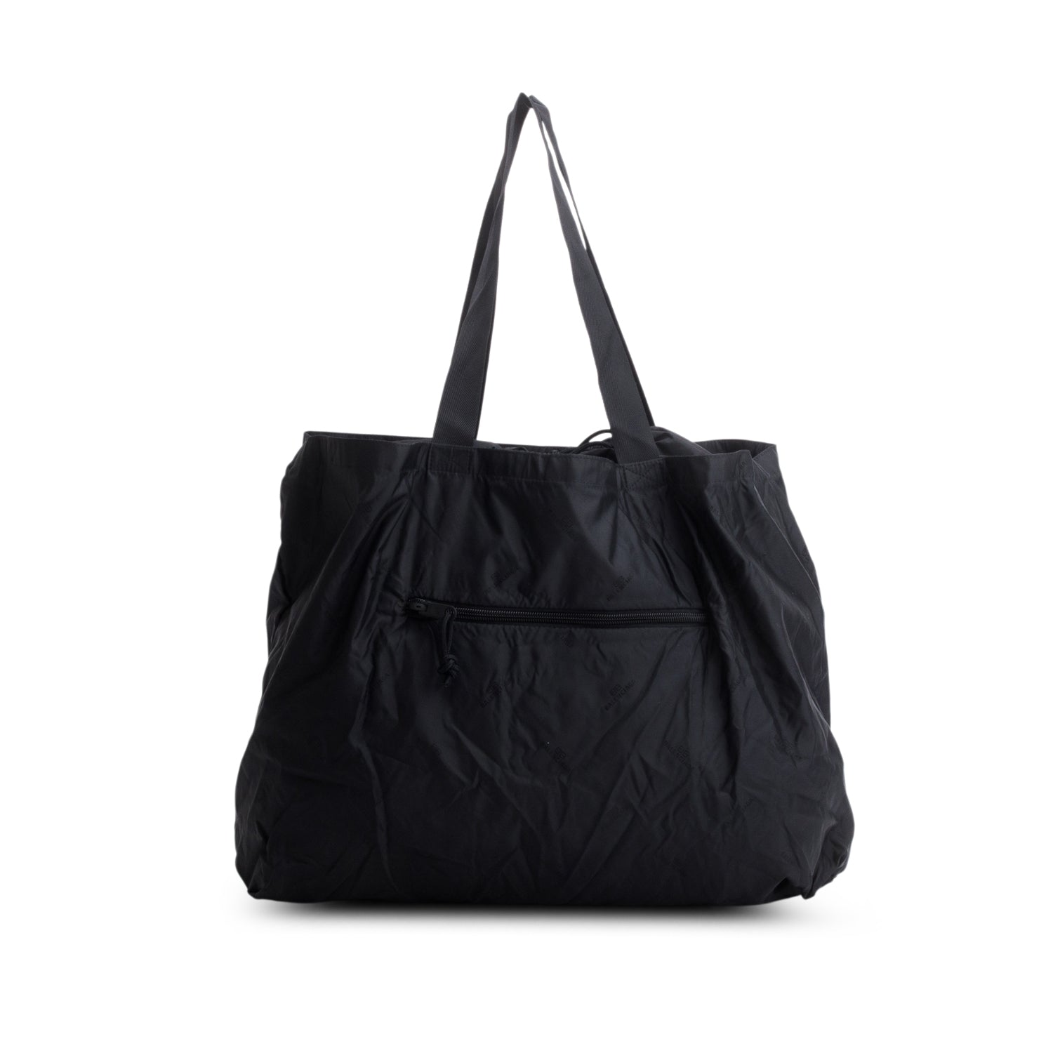 Balenciaga Black Nylon Convertible Tote Bag