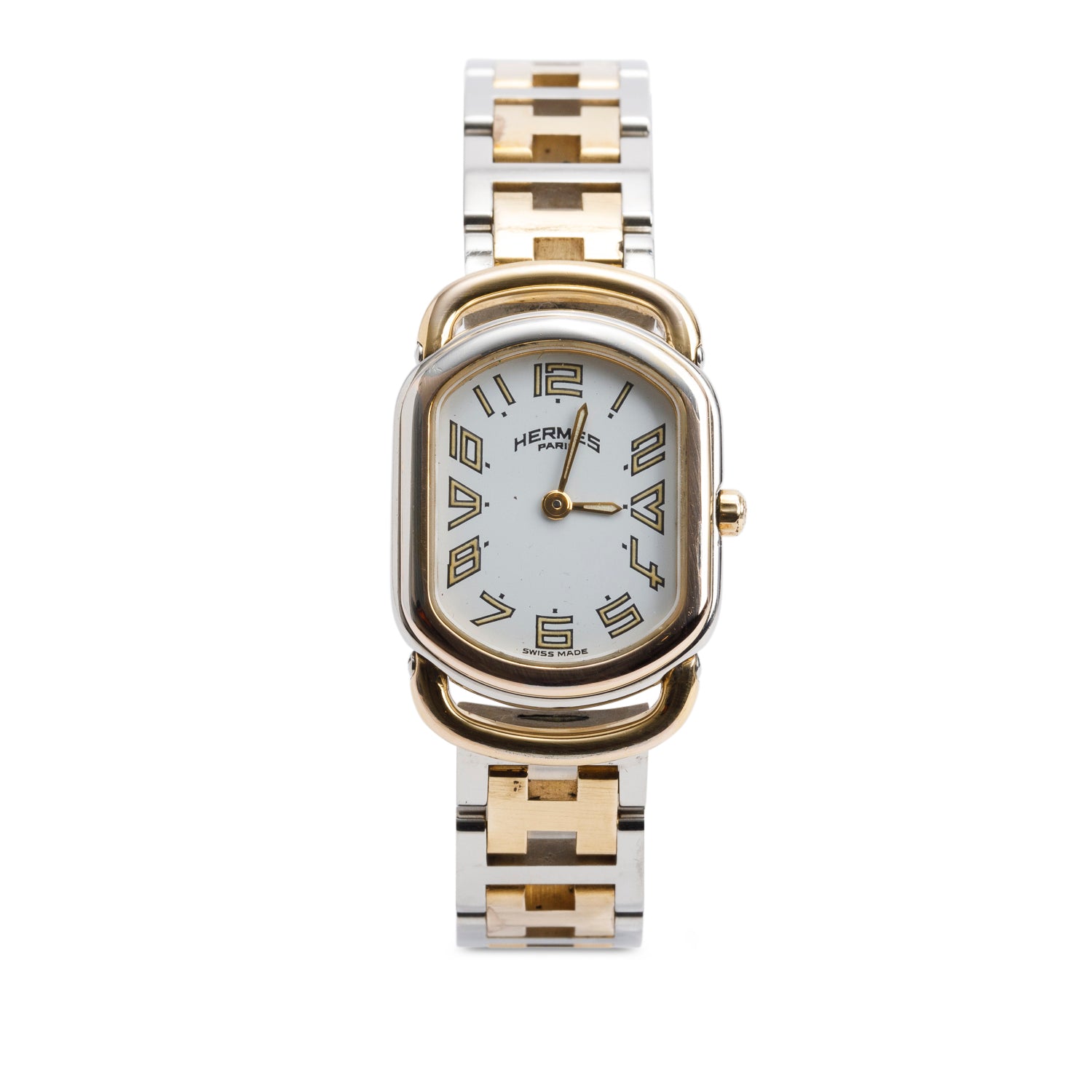 Hermes Two-Tone Stainless Steel Rallye Watch