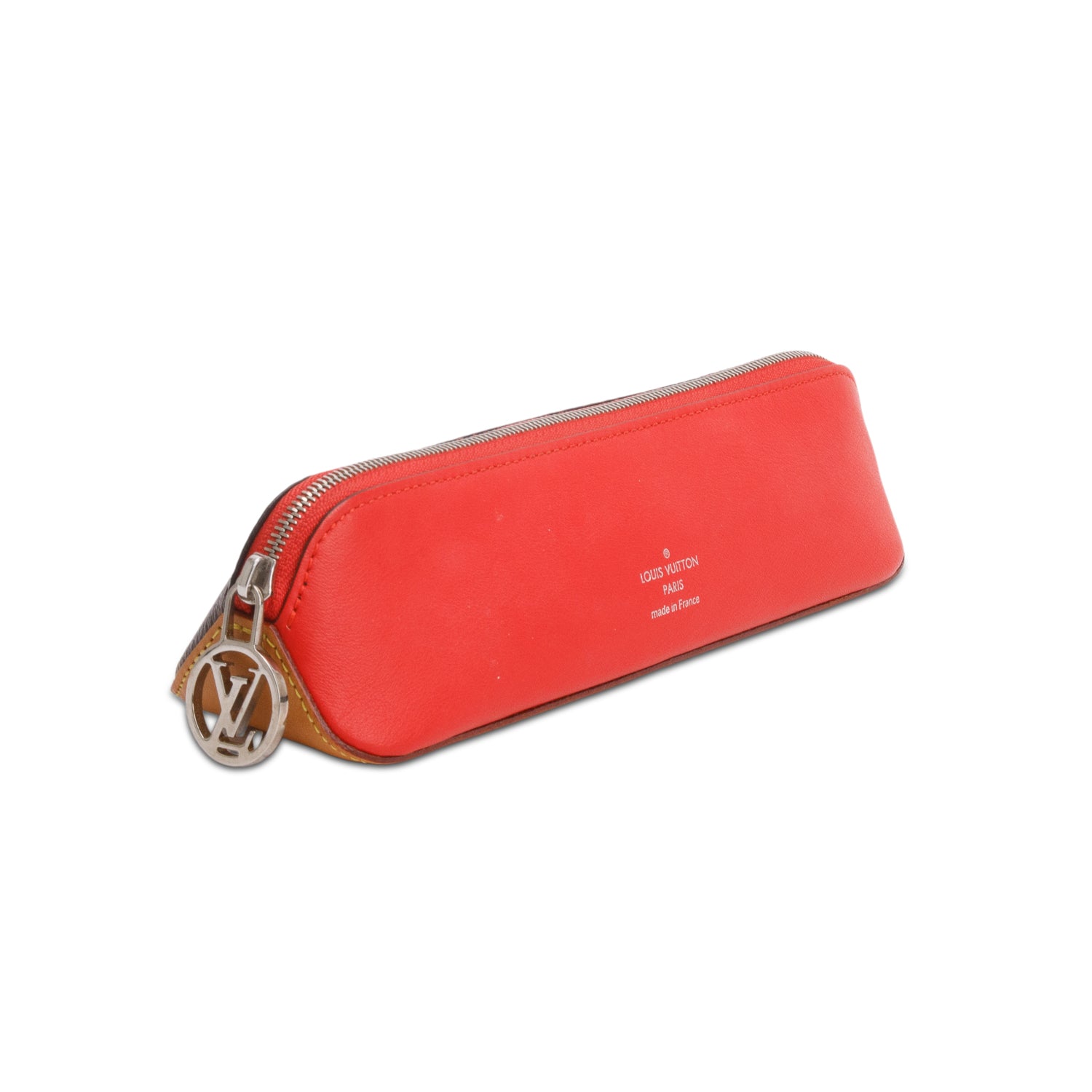 Louis Vuitton Red Monogram Elizabeth Pencil Pouch