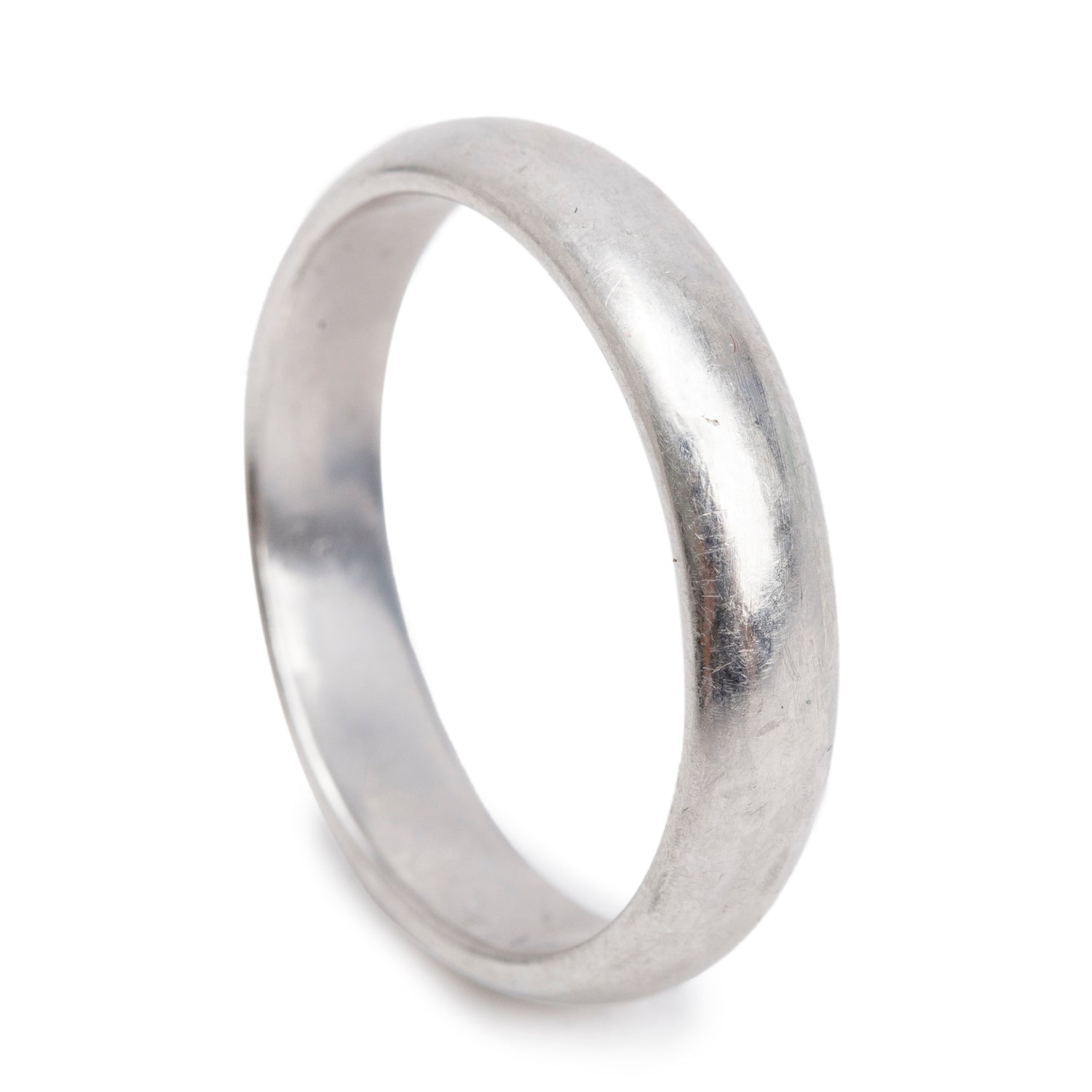 Tiffany & Co. Forever Platinum 4.5 MM Wedding Band Ring, Size 11