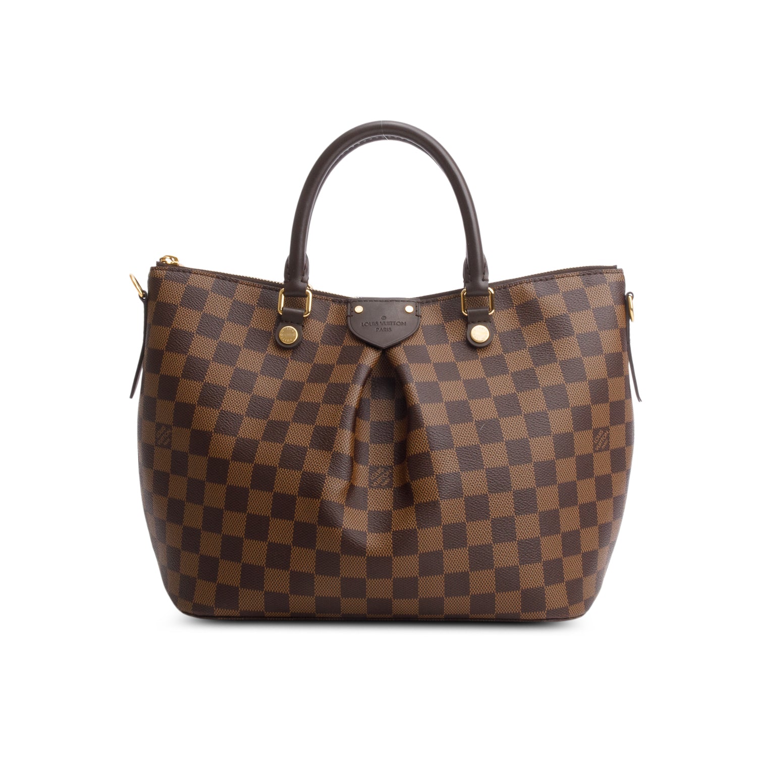 Louis Vuitton 2021 Damier Ebene Siena PM w/ Strap & Receipt