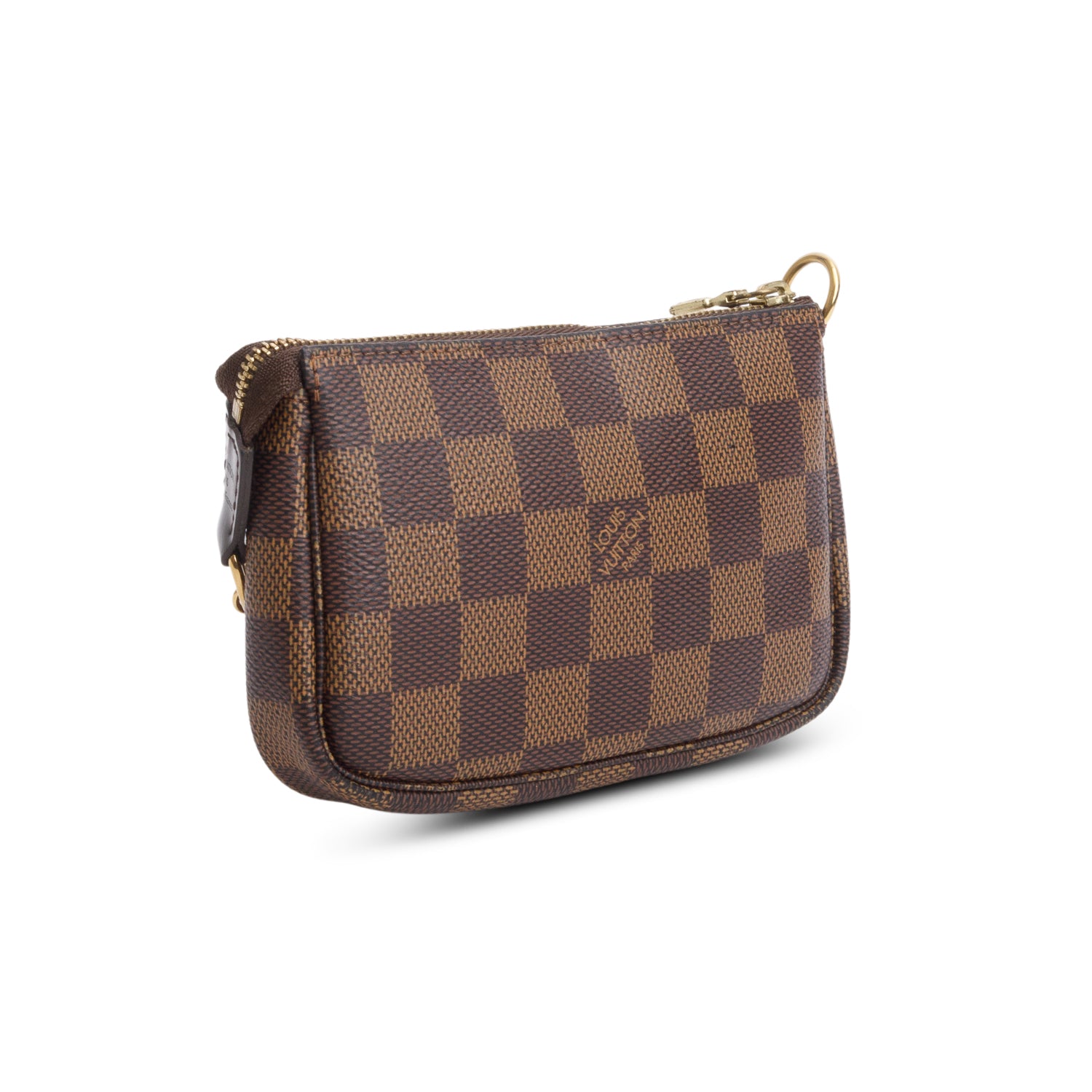Louis Vuitton 2020 Damier Ebene Mini Pochette Accessoires w/ Box