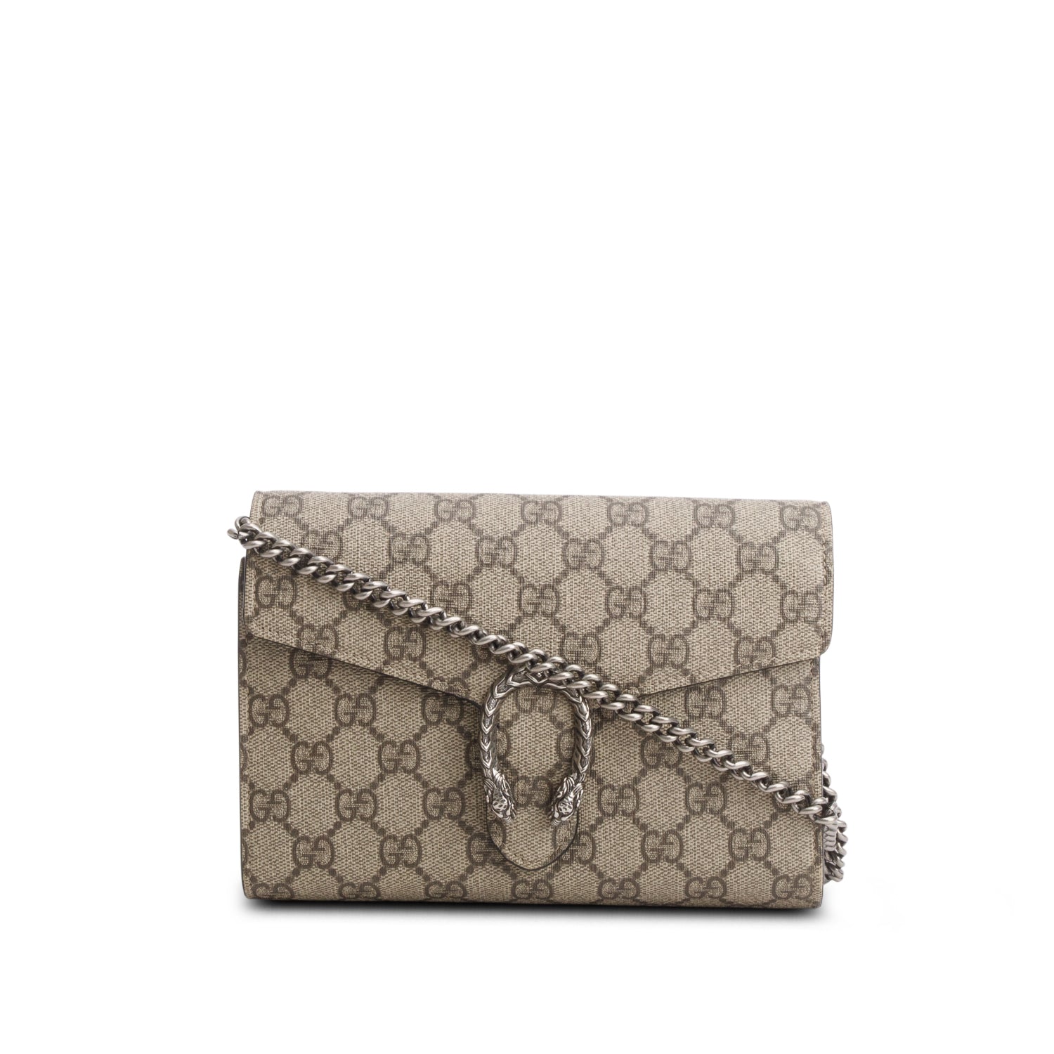 Gucci GG Supreme Monogram Mini Dionysus Chain Wallet