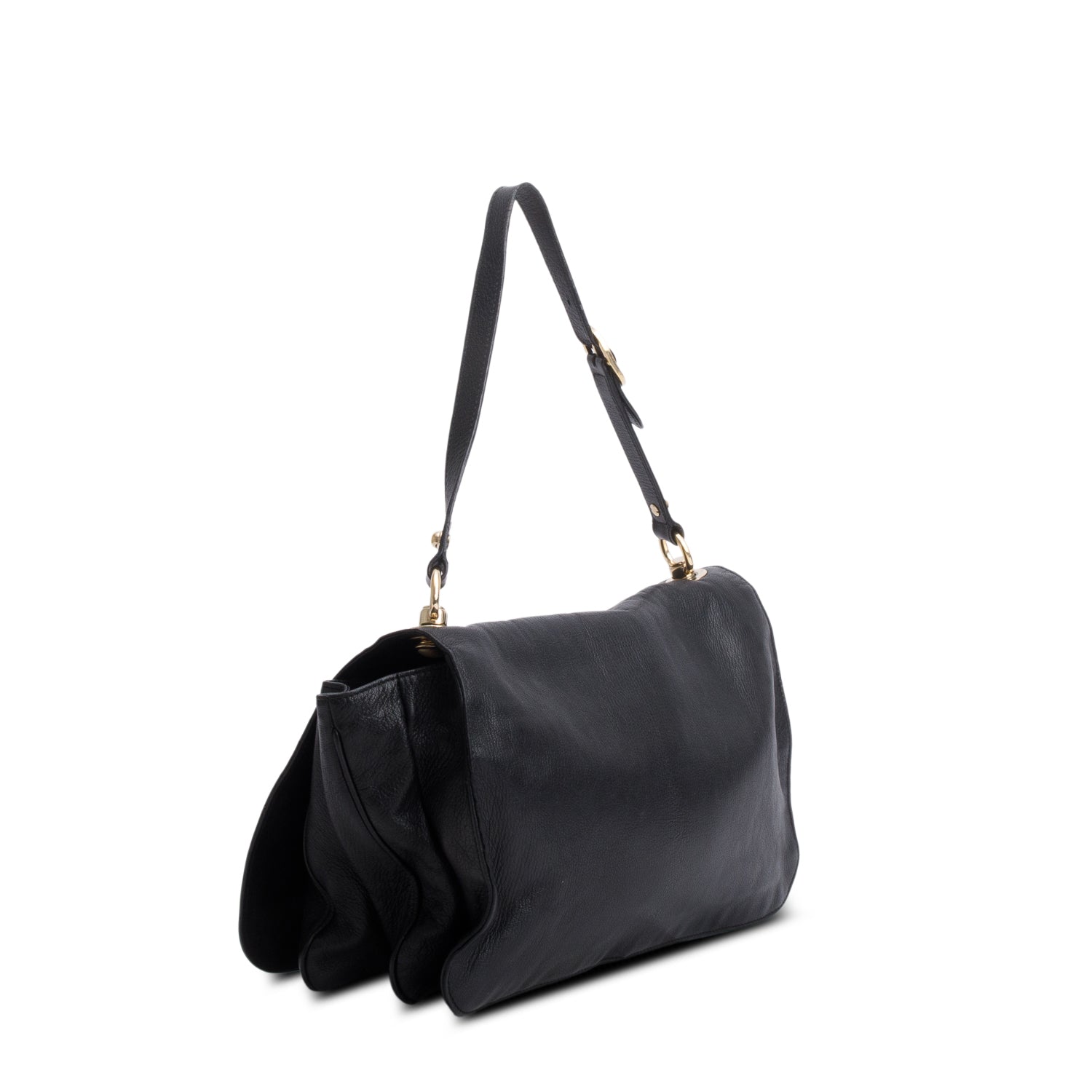 Gucci Black Calfskin Blondie Shoulder Flap