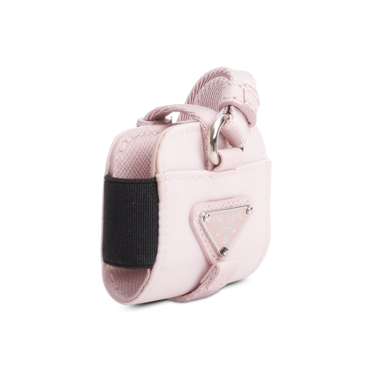 Prada Pink Tessuto Nylon Airpod Case w/ Box