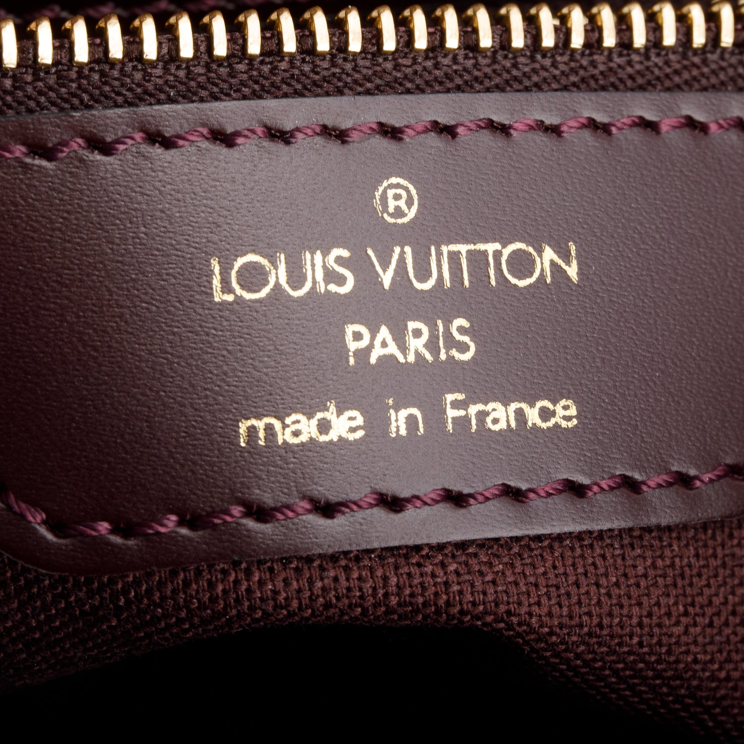 Louis Vuitton Burgundy Taiga Leather Cassiar Backpack