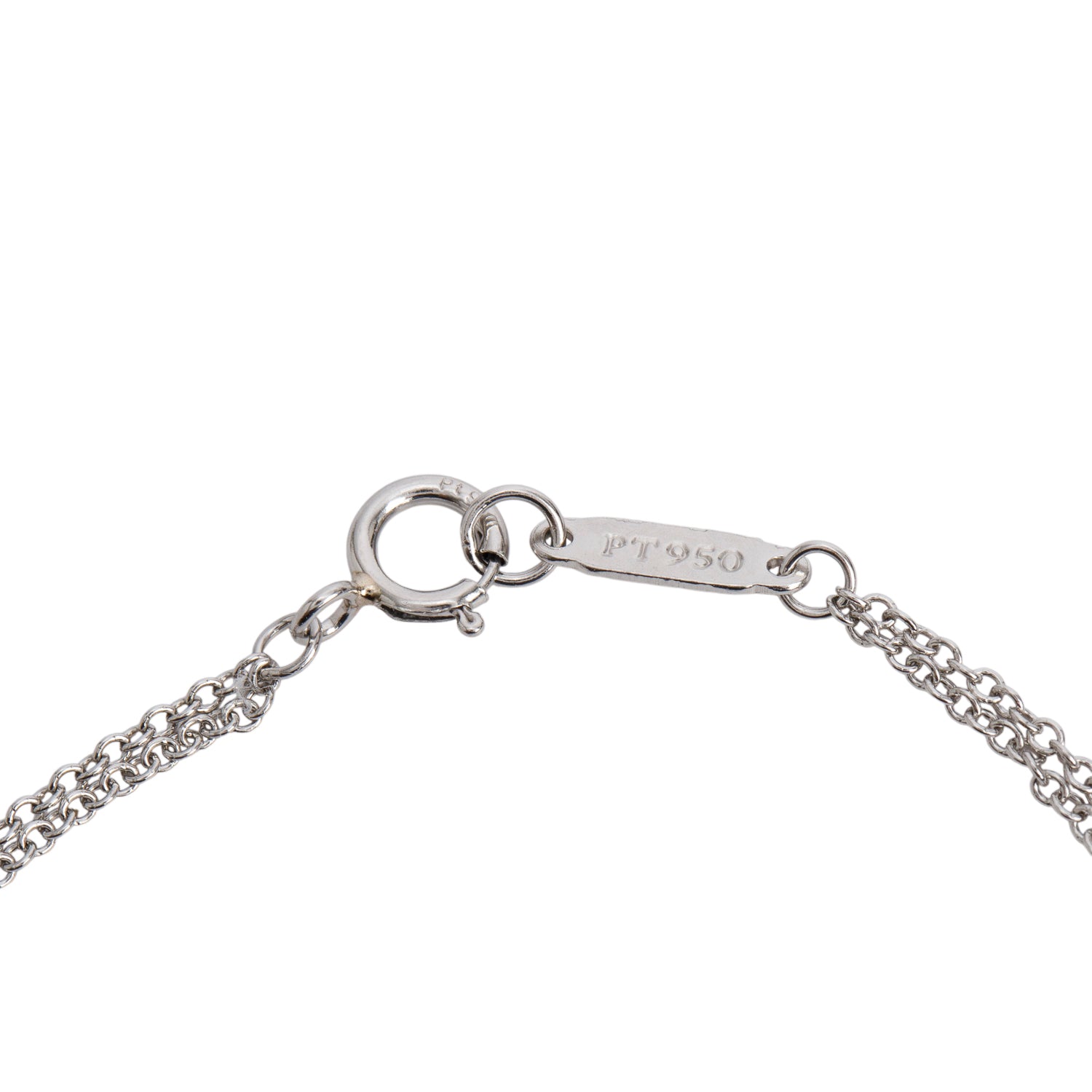 Tiffany & Co. Platinum Solitaire Diamond Bracelet w/ Box