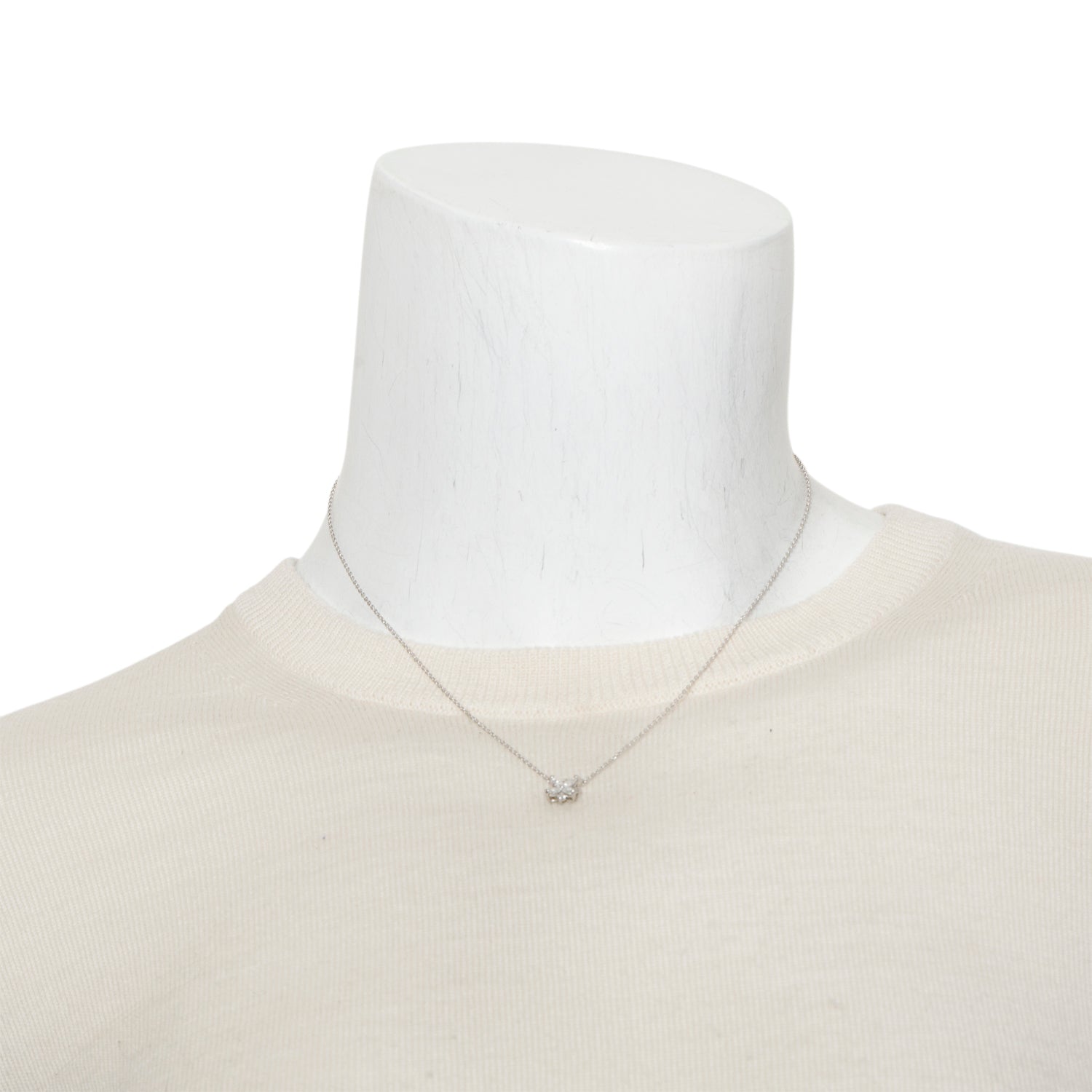 Tiffany & Co. Platinum Diamond Victoria Cluster Pendant Necklace w/ Box