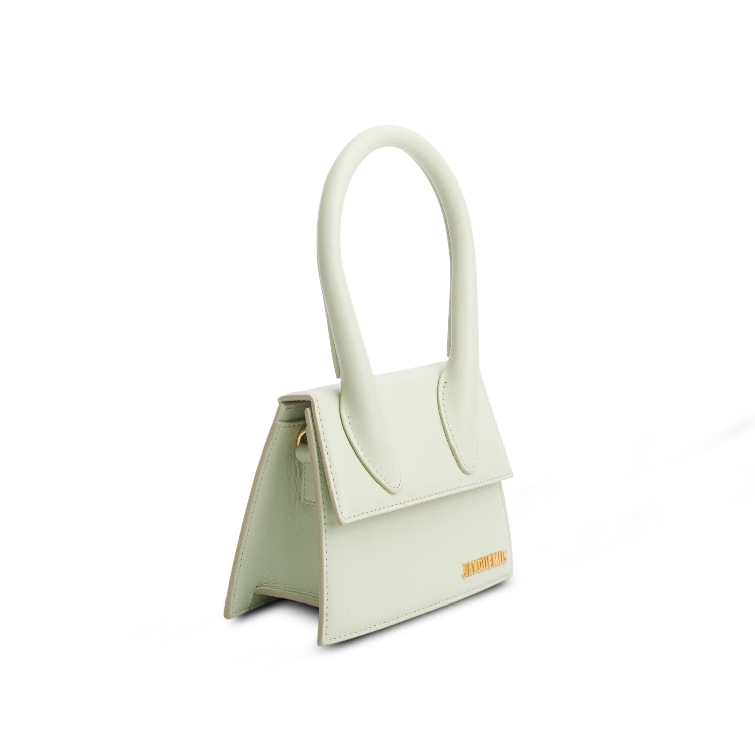 Jacquemus Green Smooth Calfskin Le Chiquito Moyen w/ Strap