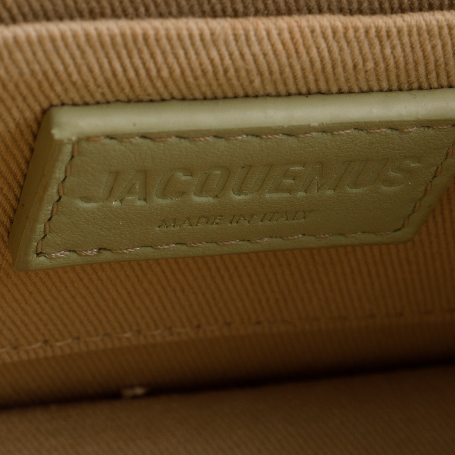 Jacquemus Green Smooth Calfskin Le Chiquito Moyen w/ Strap