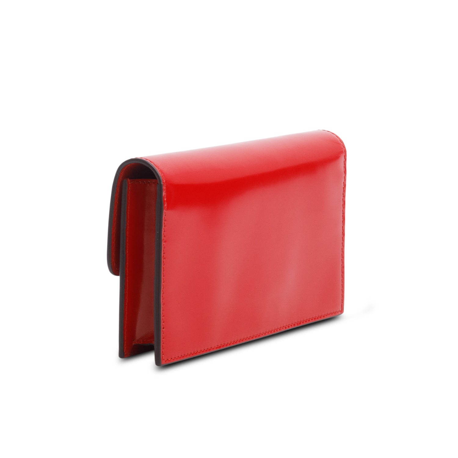 Gucci Red Shade Lux Calfskin Icon Wallet w/ Strap