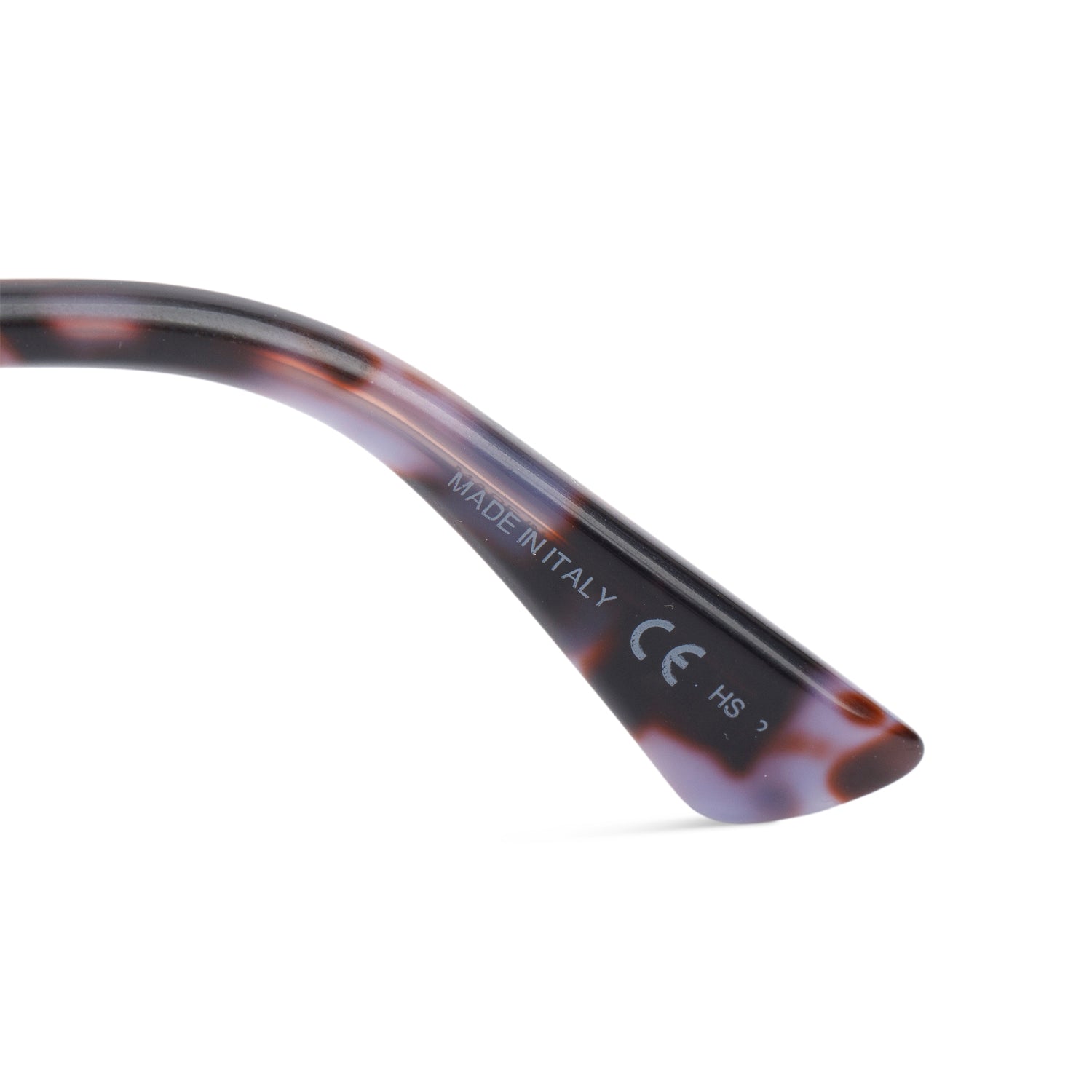 Christian Dior Purple Havana Acetate Pink/Black Lenses SoReal/L Sunglasses w/ Box & Case