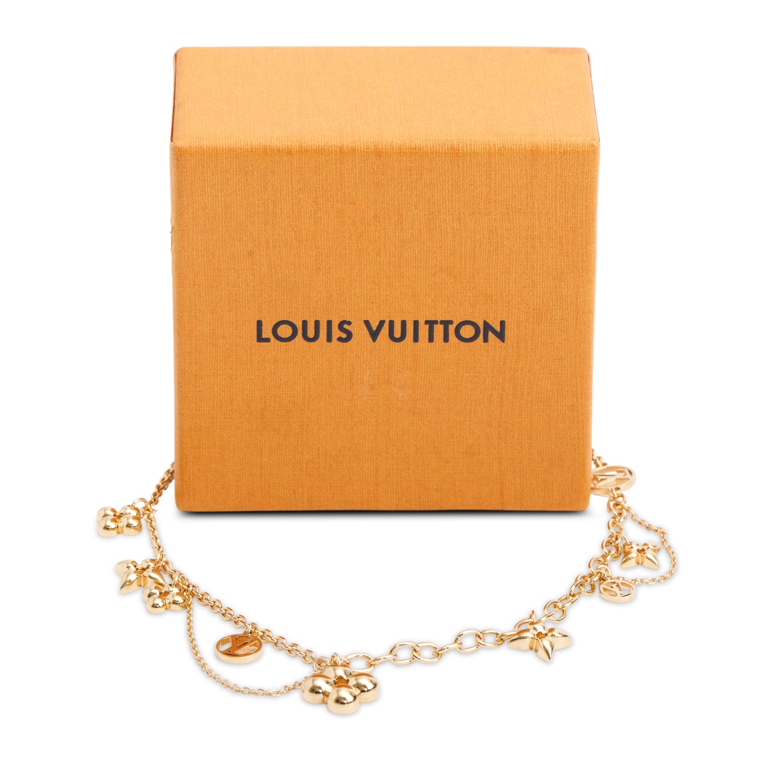 Louis Vuitton 2024 Gold Plated Blooming Supple Necklace w/ Box