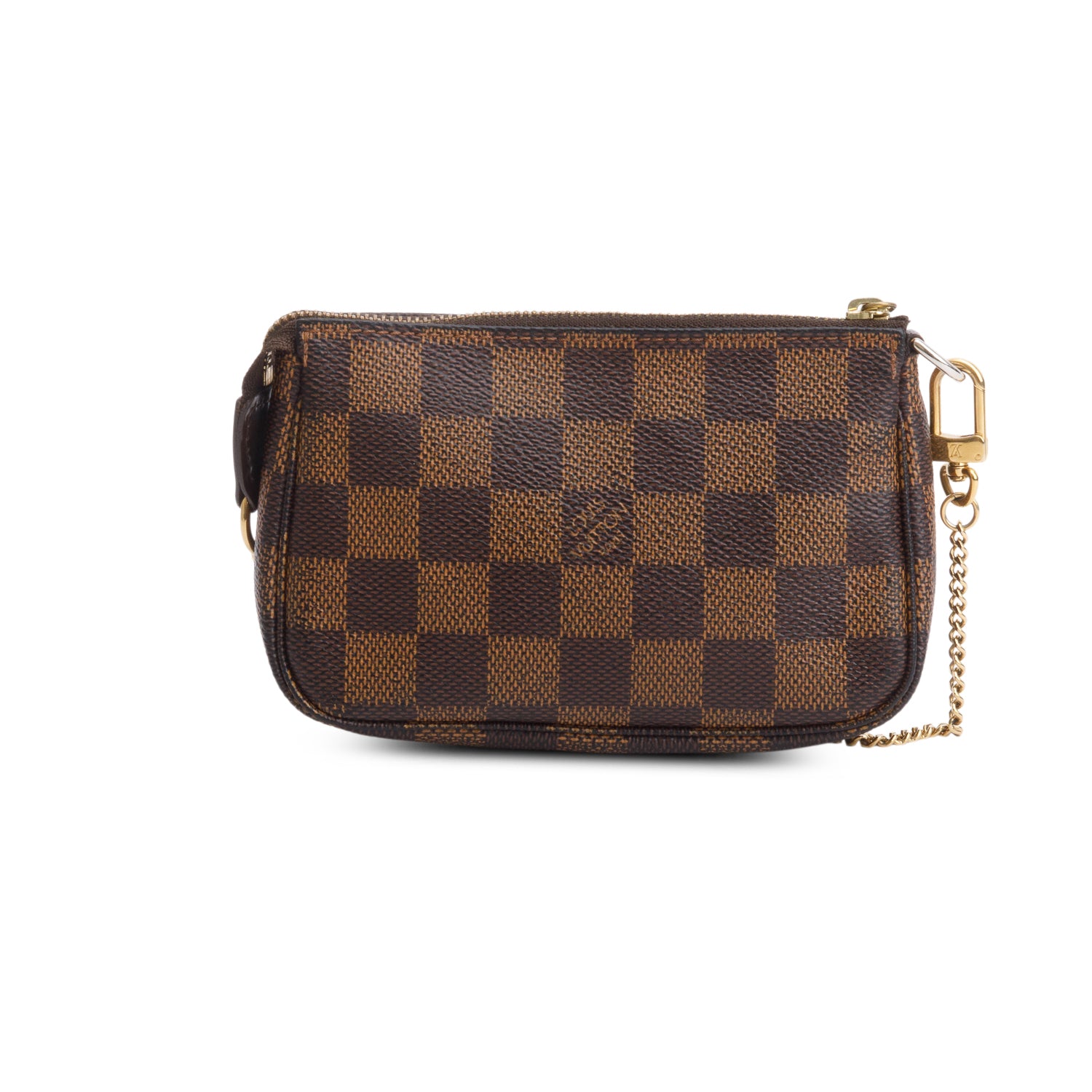 Louis Vuitton Damier Ebene Mini Pochette Accessoires w/ Receipt