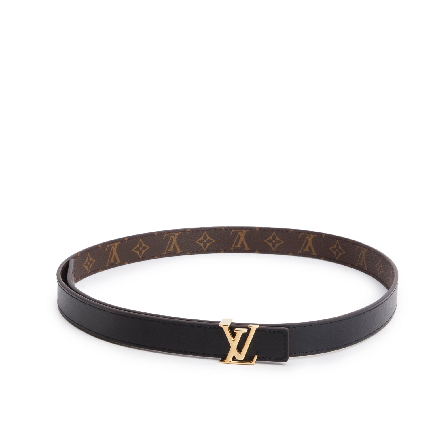 Louis Vuitton 2023 Mini Monogram LV Initials Belt 75 30 w/ Box & Receipt