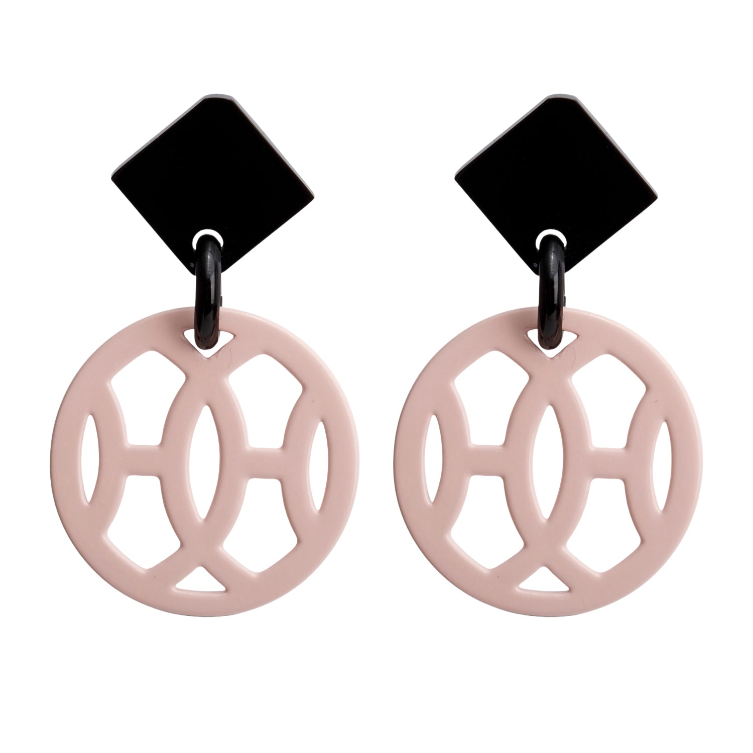 Hermes Horn & Lacquered Hava Drop Earrings