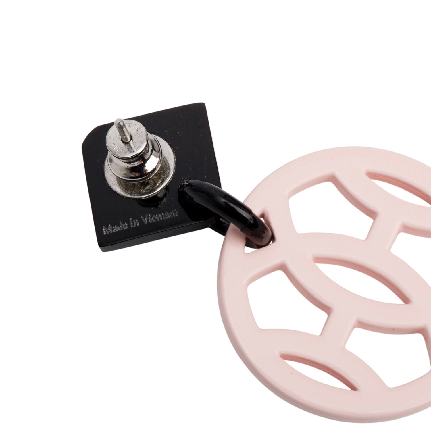 Hermes Horn & Lacquered Hava Drop Earrings