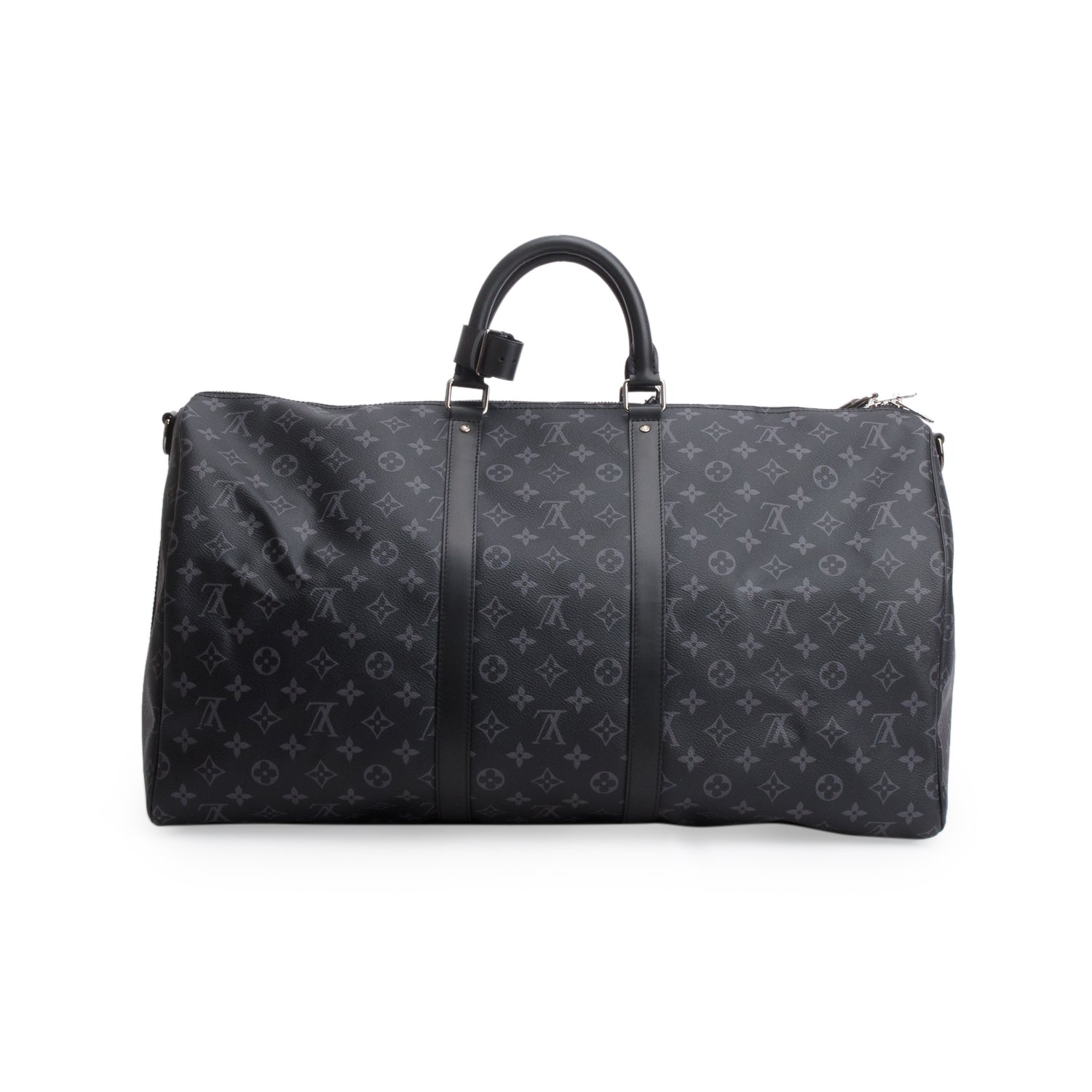 Louis Vuitton Monogram Eclipse Keepall Bandouliere 55 w/ Box
