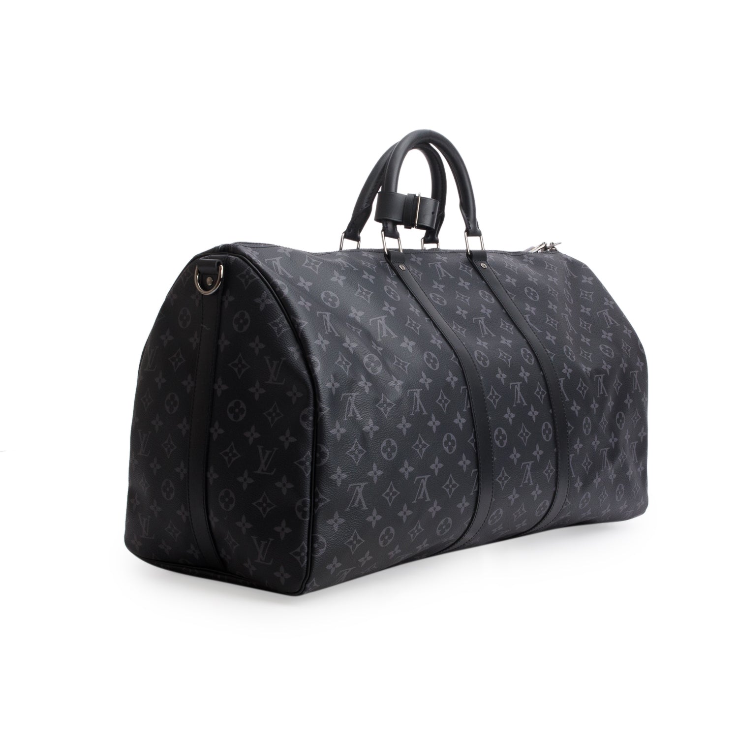 Louis Vuitton Monogram Eclipse Keepall Bandouliere 55 w/ Box