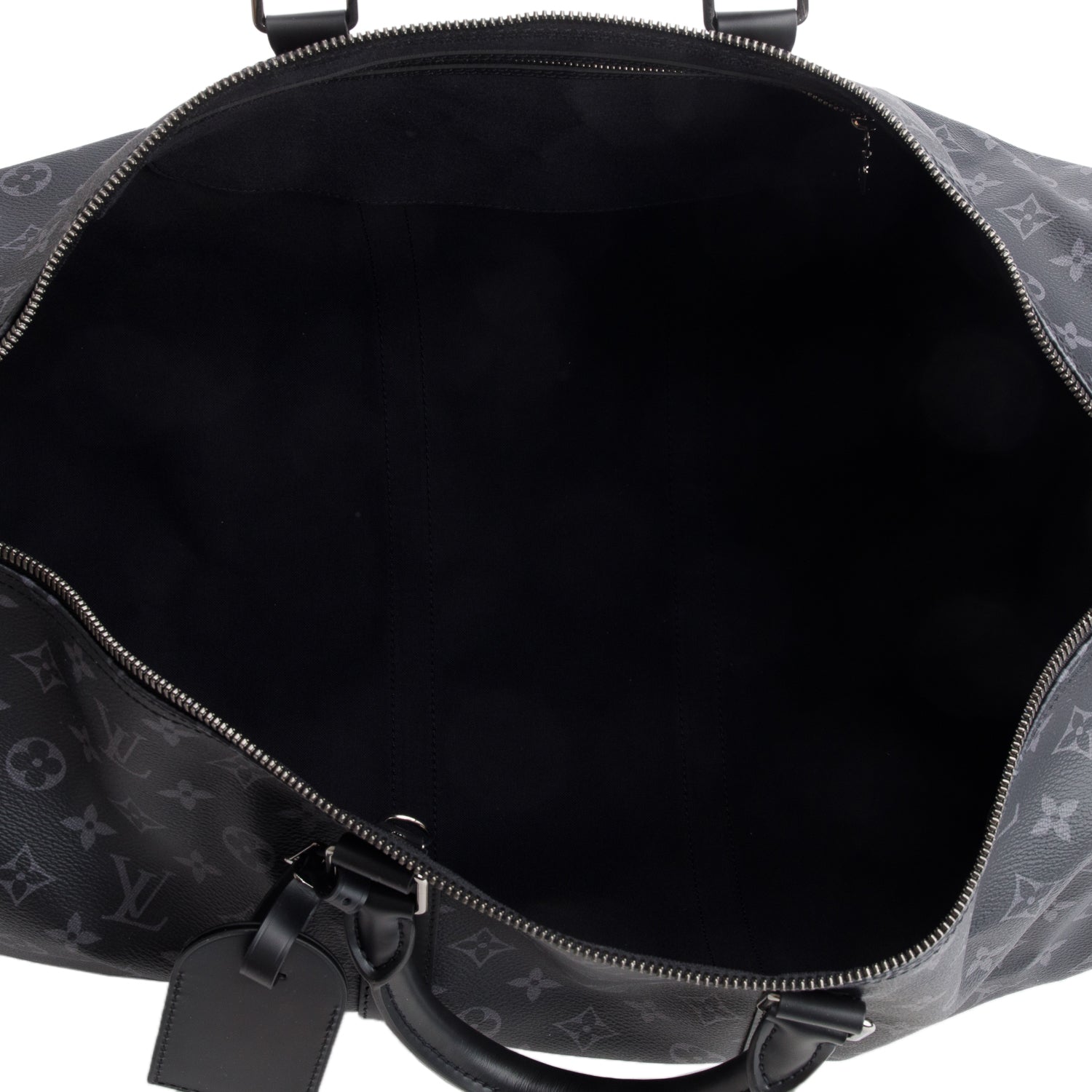 Louis Vuitton Monogram Eclipse Keepall Bandouliere 55 w/ Box