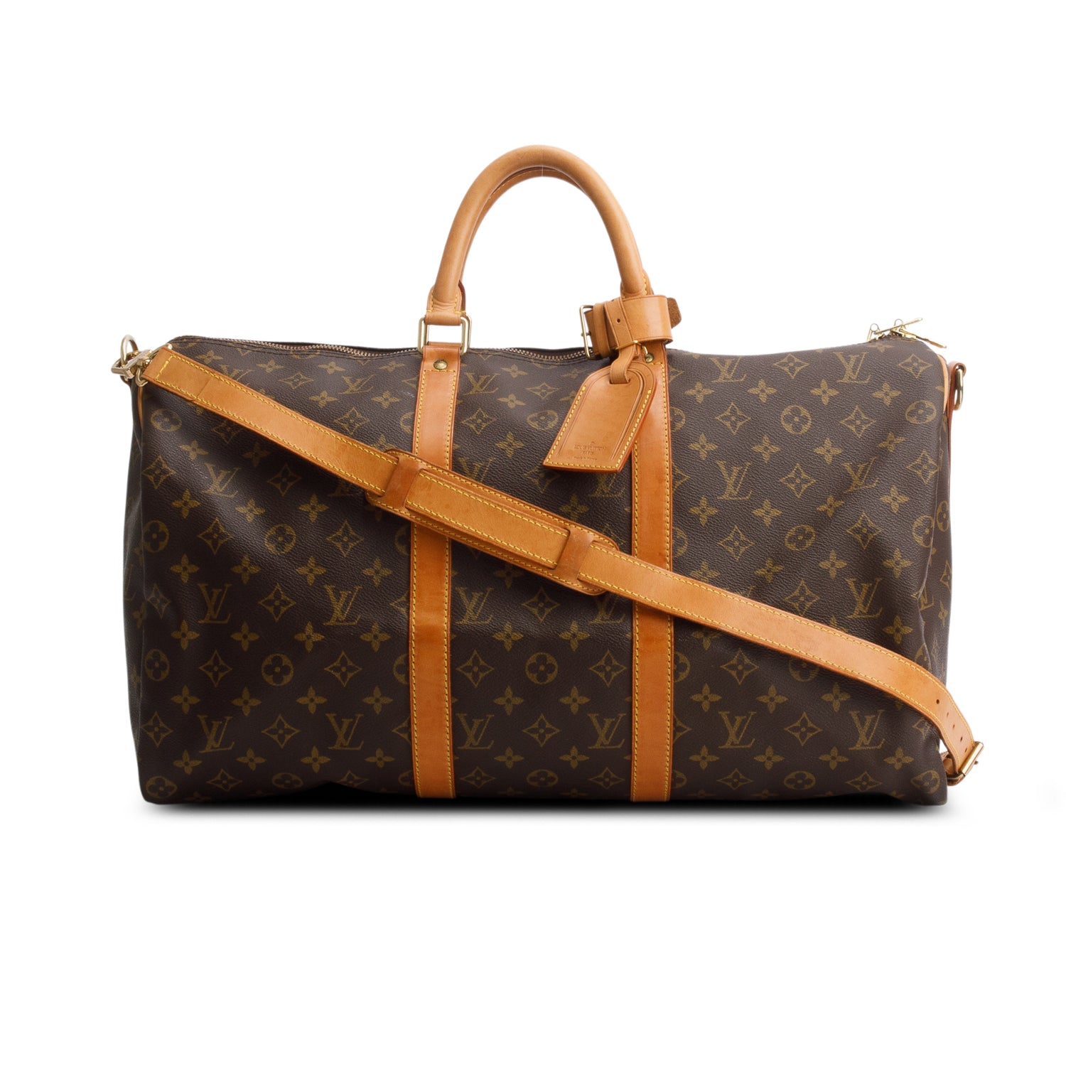 Louis Vuitton Vintage Monogram Keepall Bandouliere 50 w/ Strap