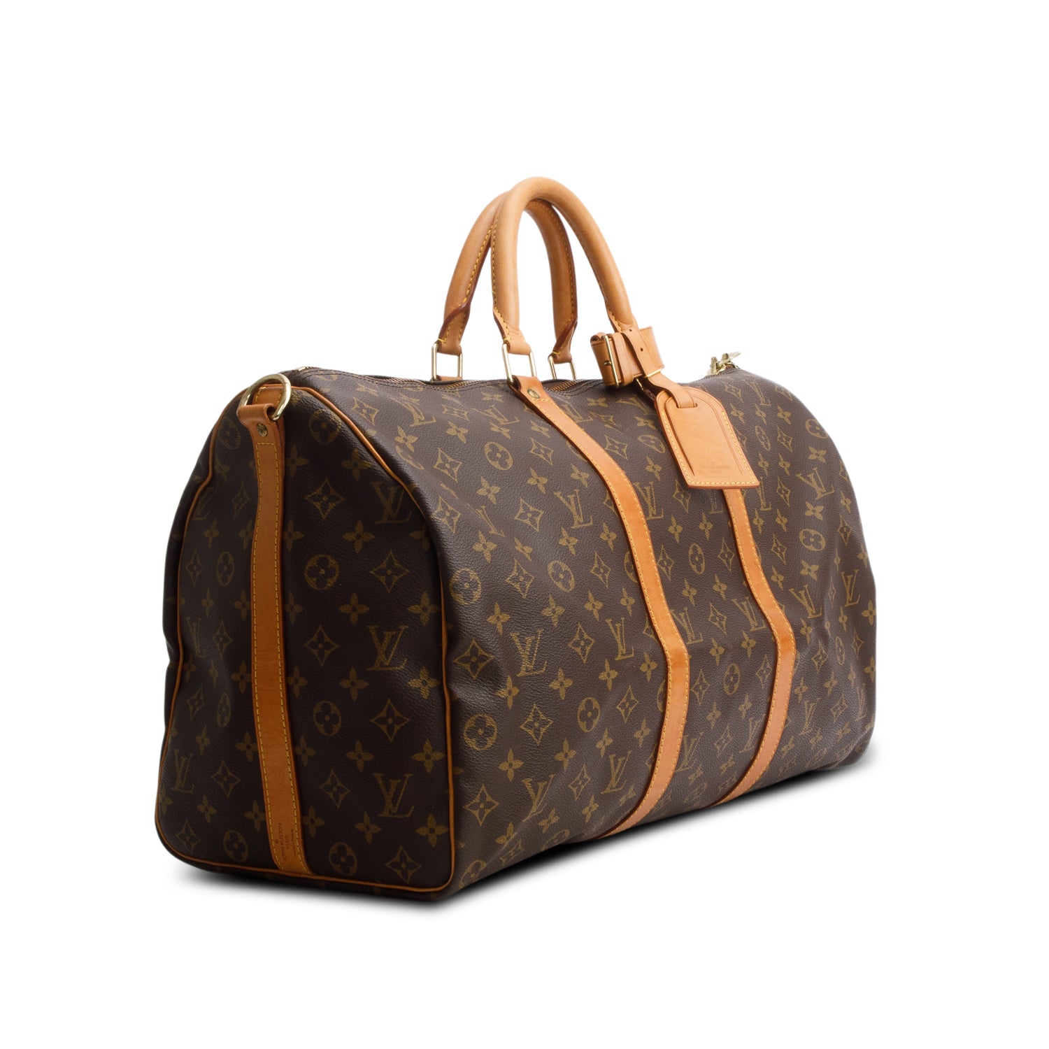 Louis Vuitton Vintage Monogram Keepall Bandouliere 50 w/ Strap