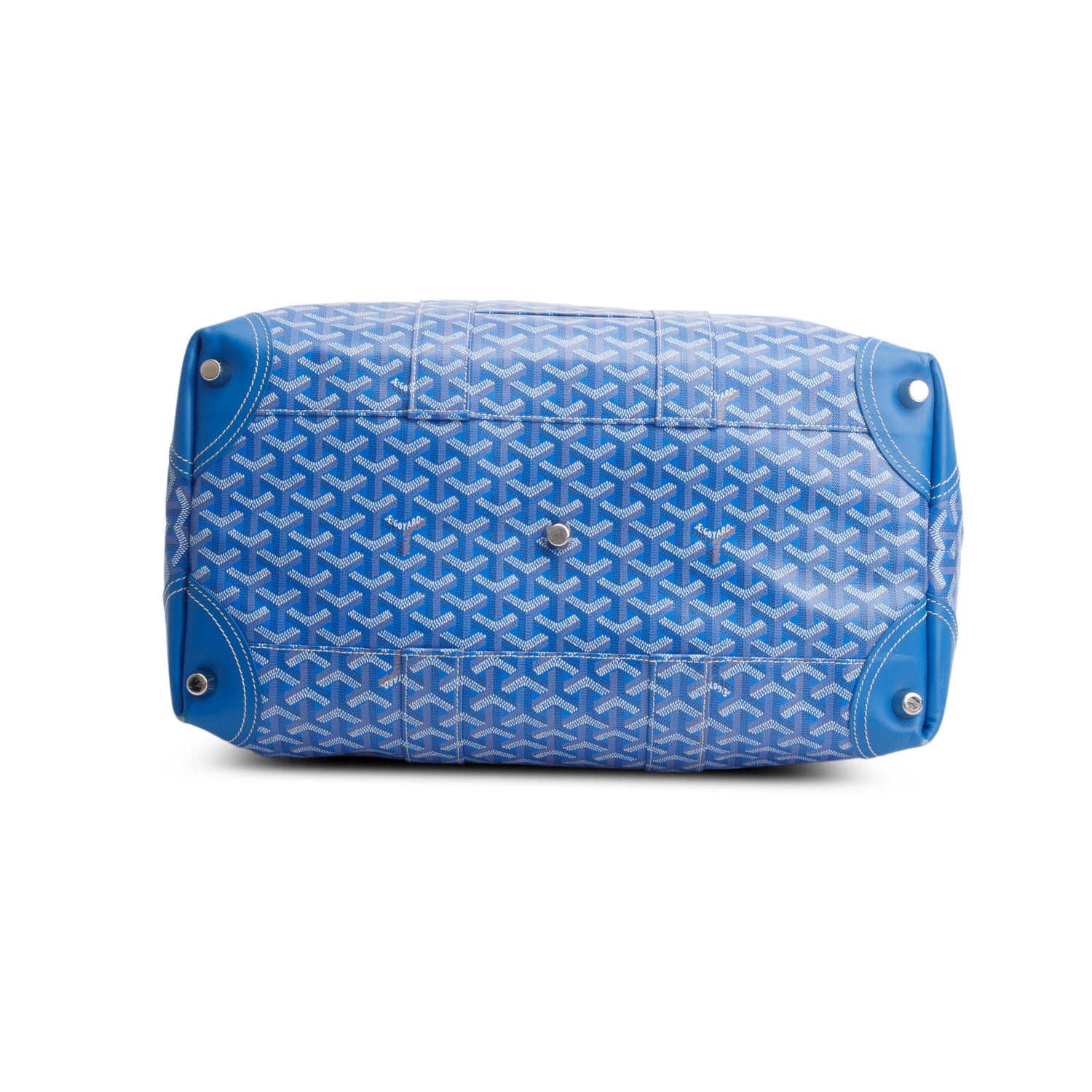 Goyard 2024 Blue Monogram Canvas Boeing 45 Duffle Bag