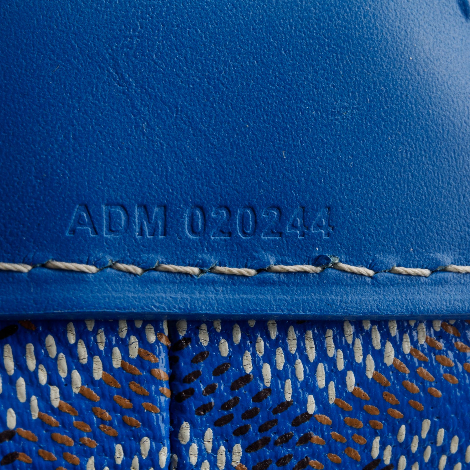 Goyard 2024 Blue Monogram Canvas Boeing 45 Duffle Bag