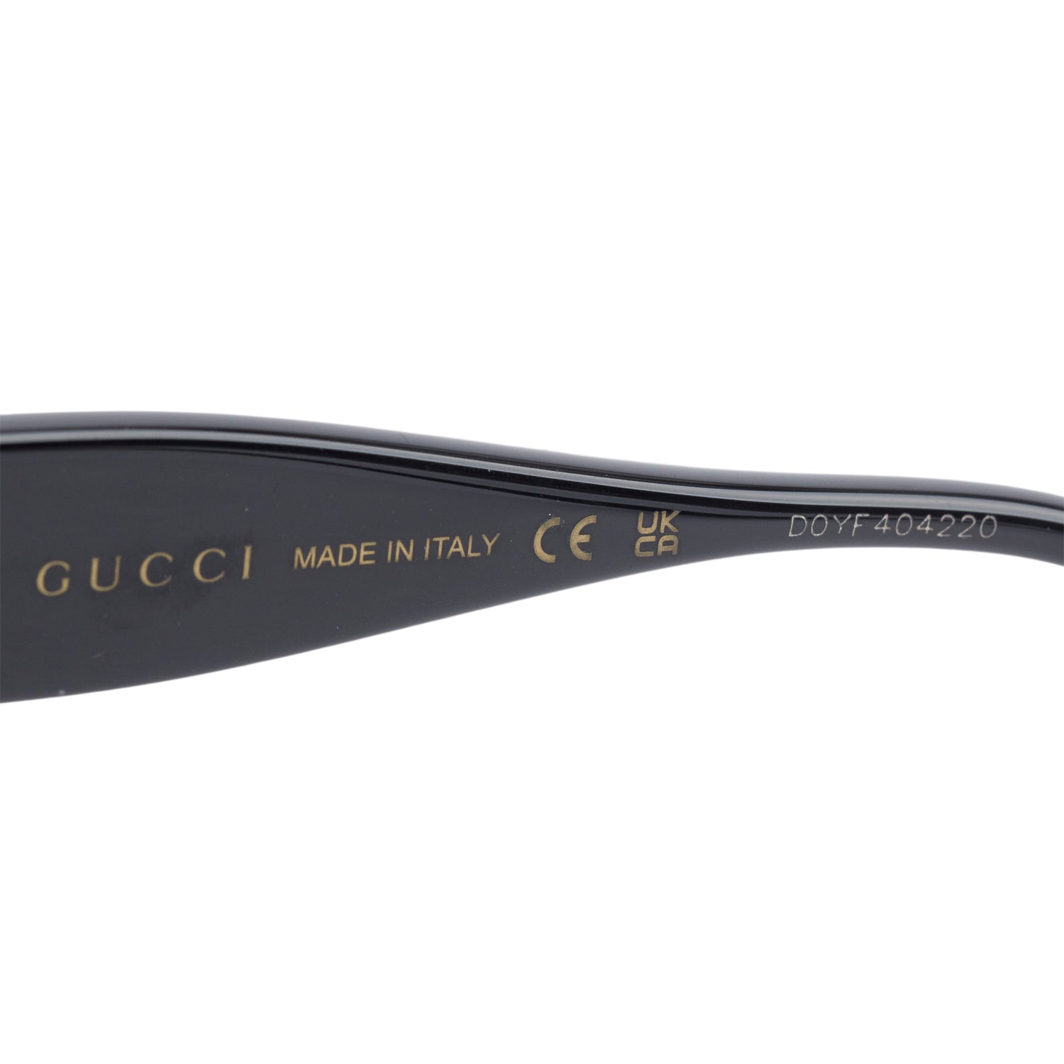 Gucci GG1023S Black Acetate Square GG Sunglasses W/ Case & Chain