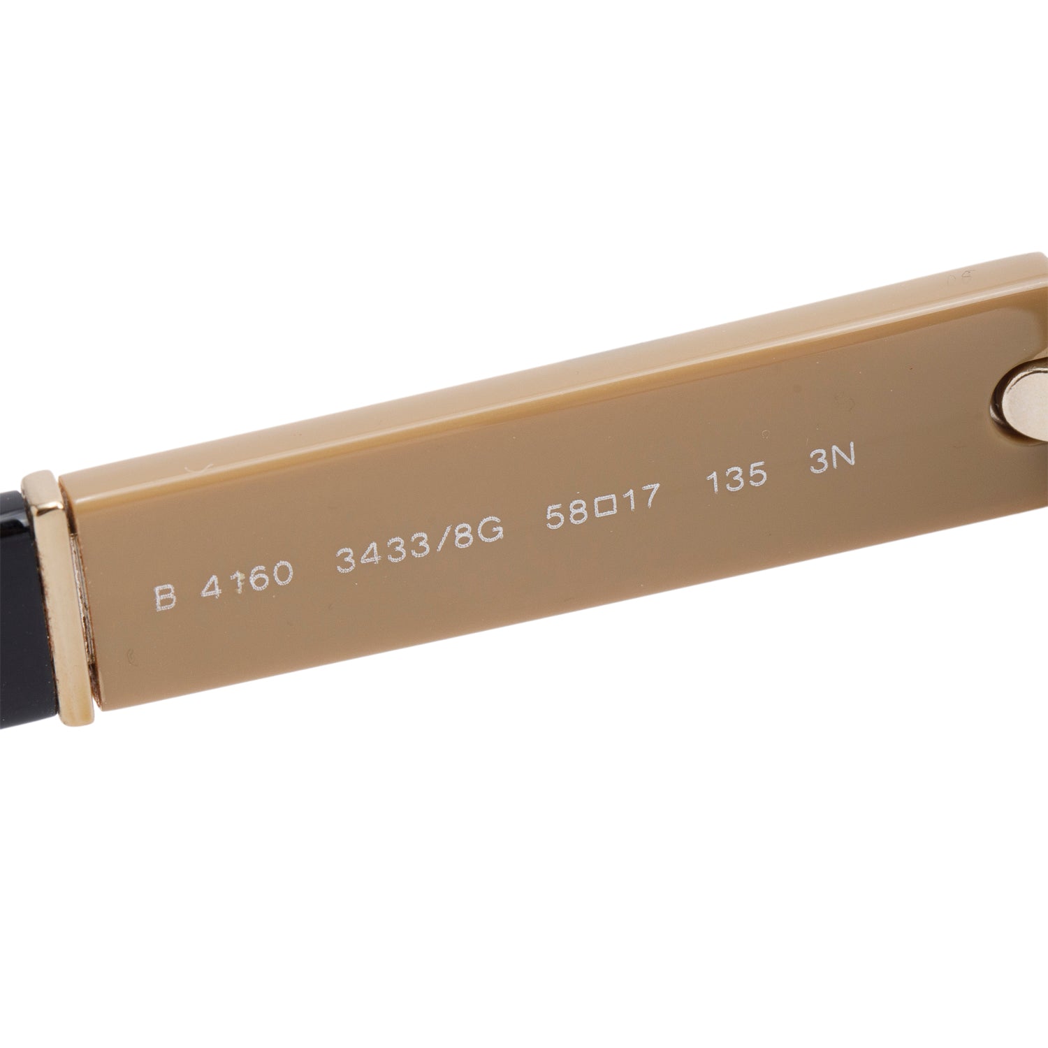 Burberry B 4160 Black Check Acetate Square Sunglasses w/ Box & Case