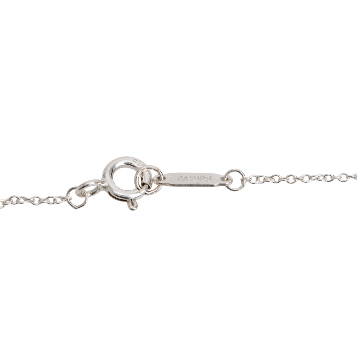 Tiffany & Co. Sterling Silver Small Ladybug Pendant Necklace with Red & Black Enamel