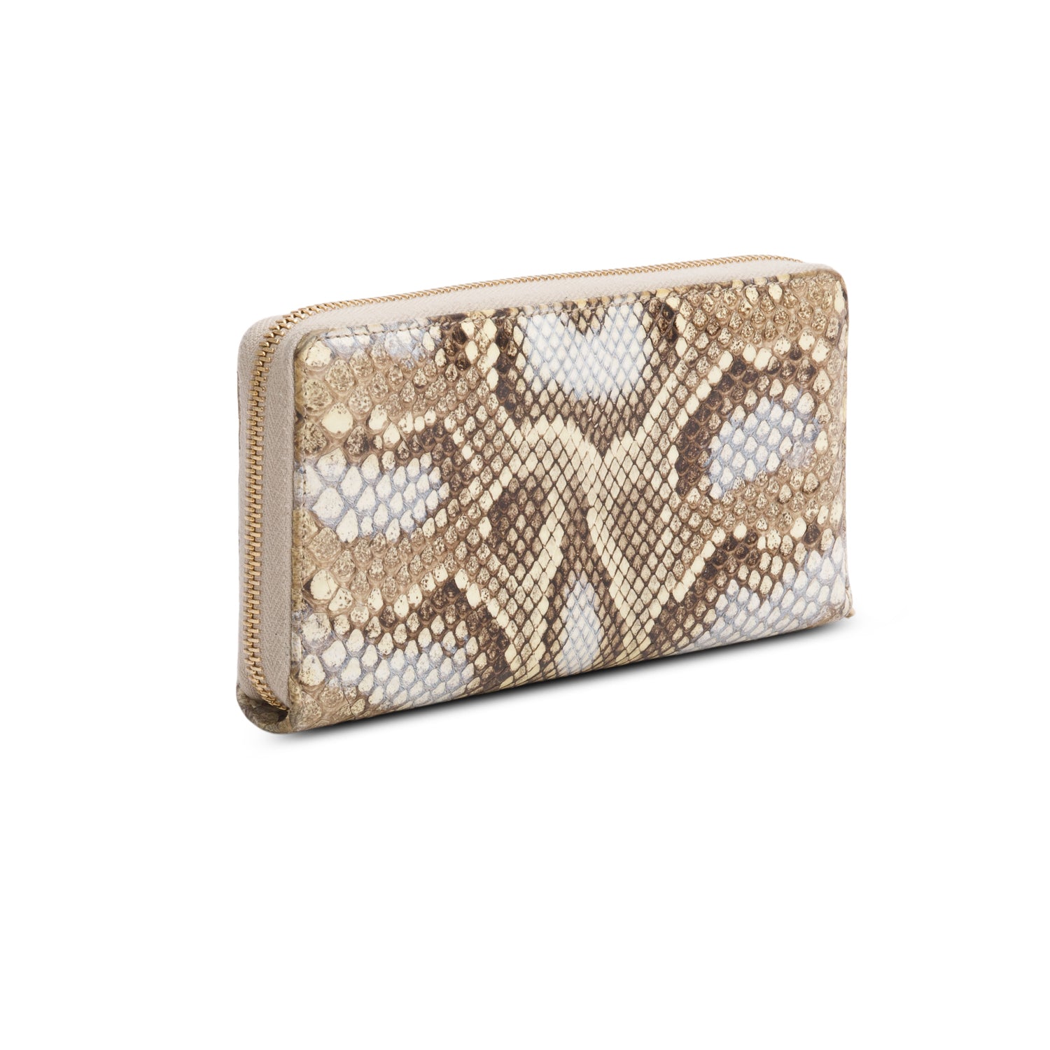 Gucci Python Marrakech Soho Zip Around Wallet