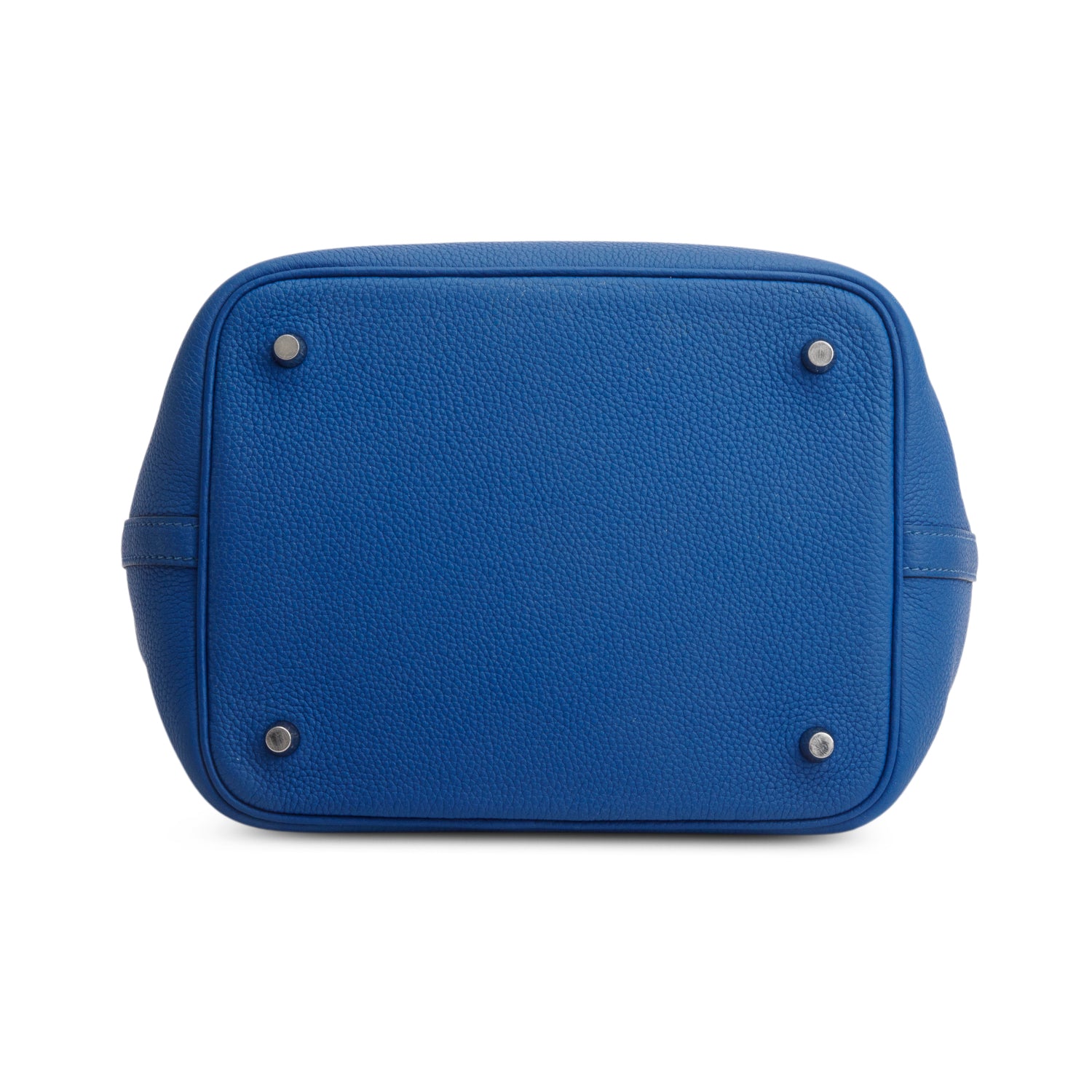 Hermes 2022 Bleu France Taurillon Clemence Picotin Lock 22 w/ Box