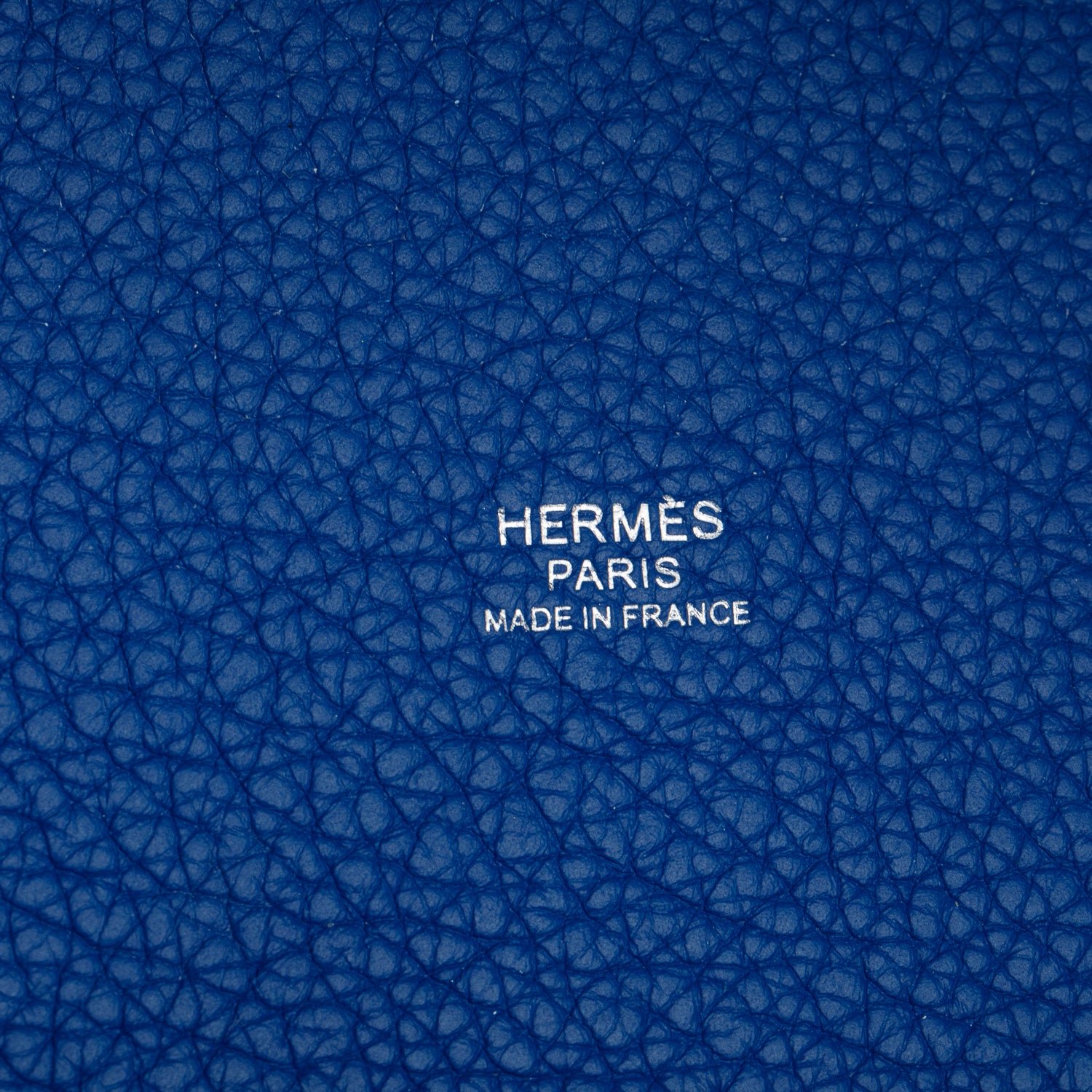 Hermes 2022 Bleu France Taurillon Clemence Picotin Lock 22 w/ Box