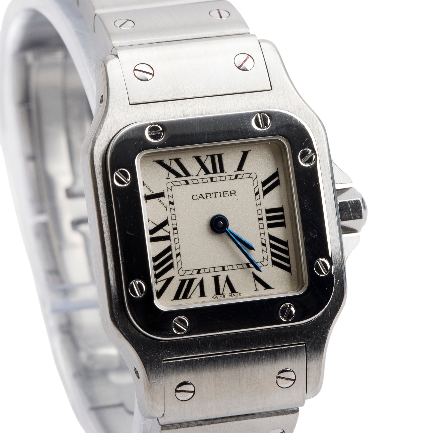 Cartier Stainless Steel Santos de Cartier Galbee Watch, Small Model 1565