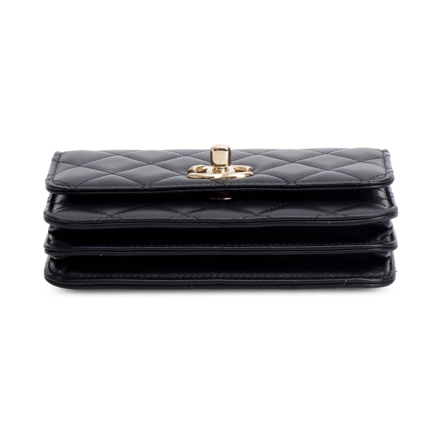 Chanel 2020 Lambskin Quilted Trendy CC Wallet on Chain w/ Authenticity Card