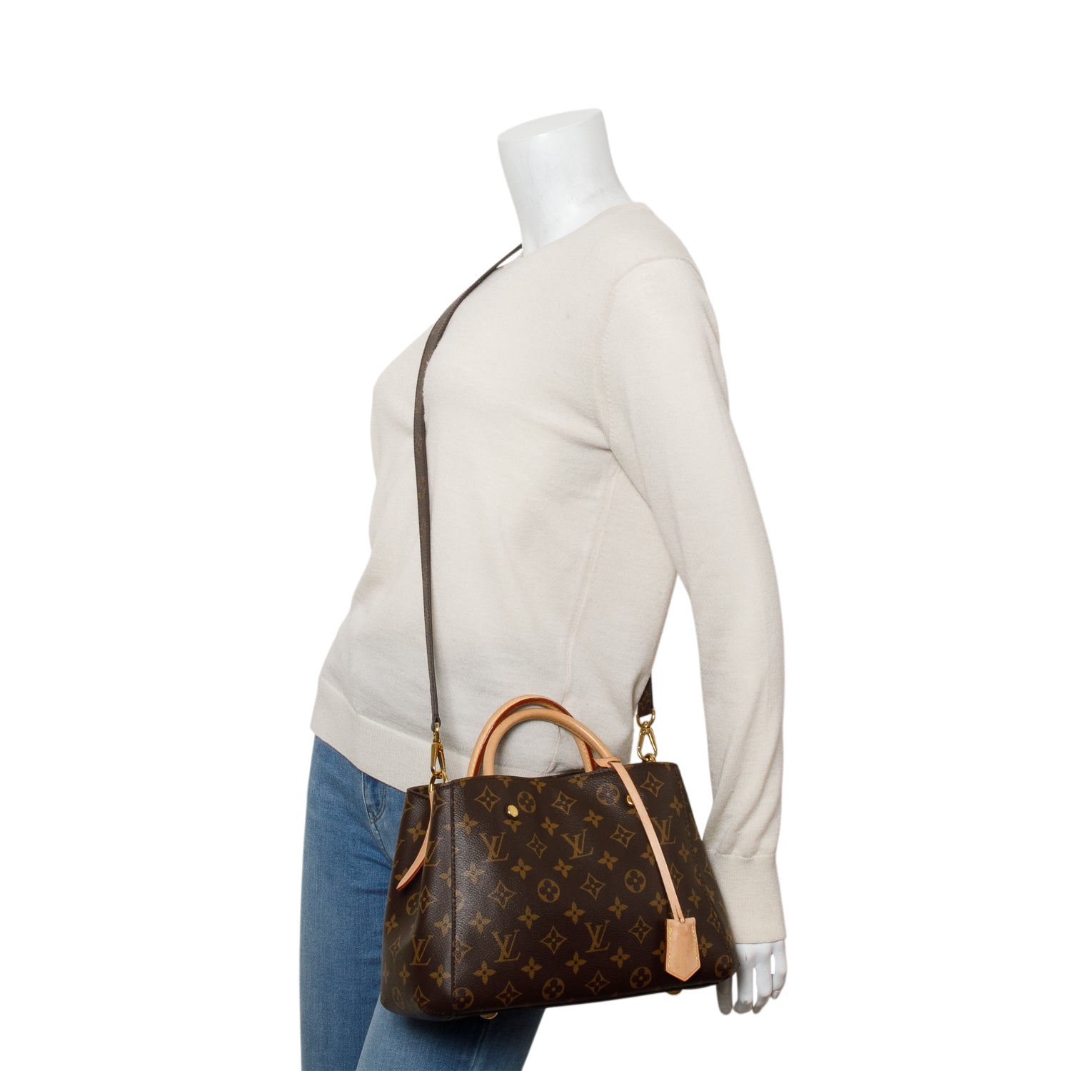 Louis Vuitton 2021 Monogram Montaigne BB w/ Box, Receipt & Strap