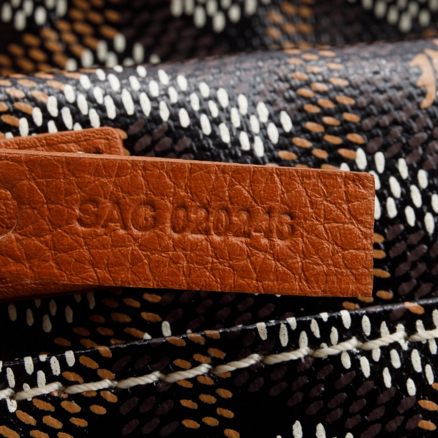 Goyard 2024 Brown Goyardine Reversible Mini Anjou w/ Pouch