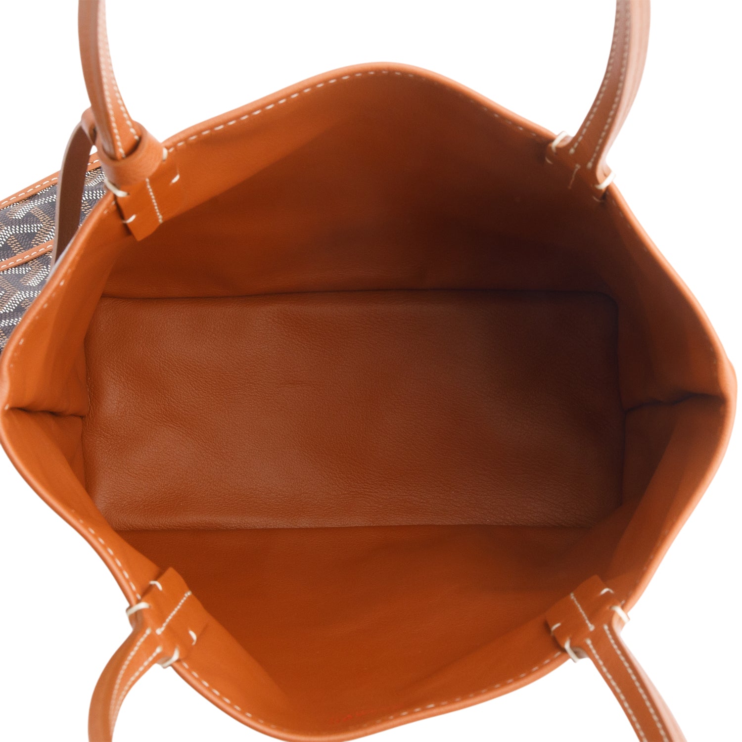 Goyard 2024 Brown Goyardine Reversible Mini Anjou w/ Pouch