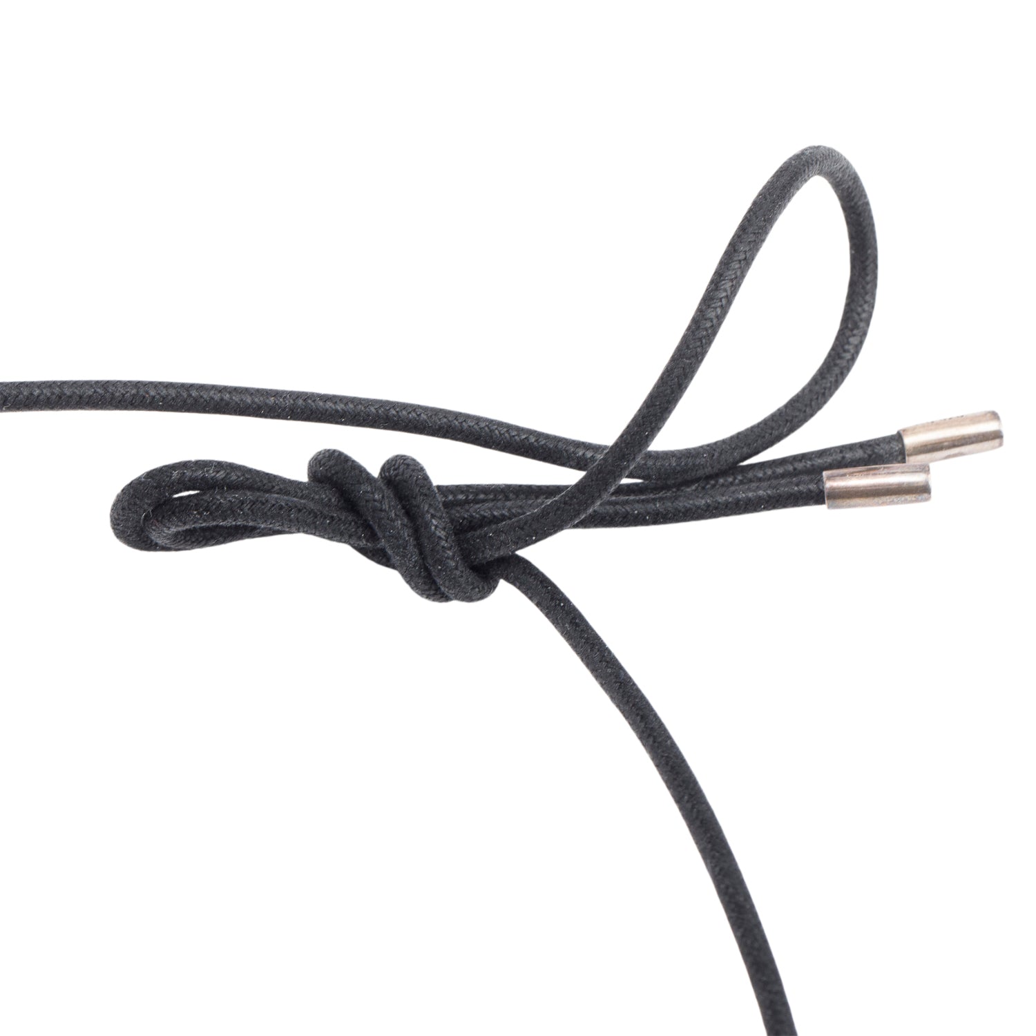 Hermes Paladium Plated Laquered Pendant Cord Necklace