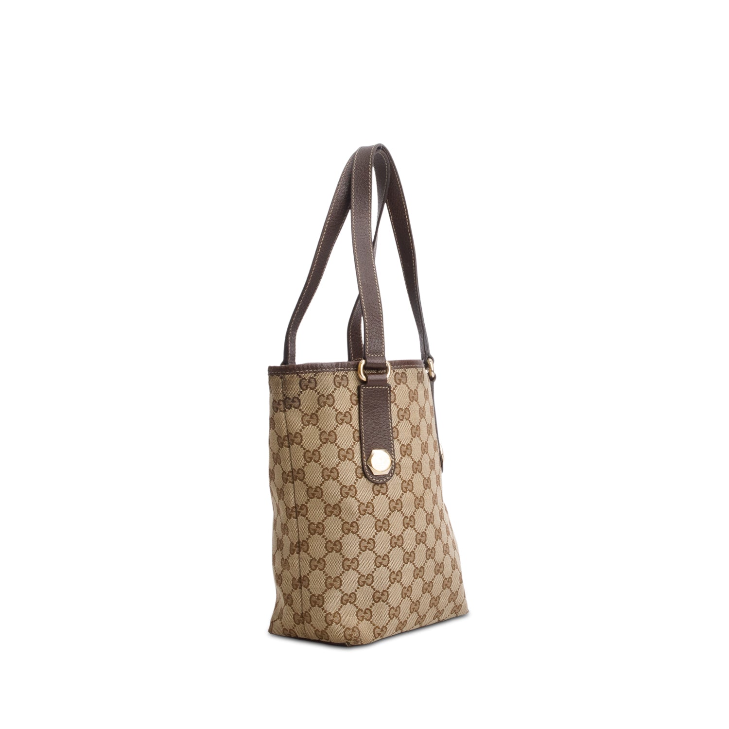 Gucci Monogram Canvas Charmy Tote Bag
