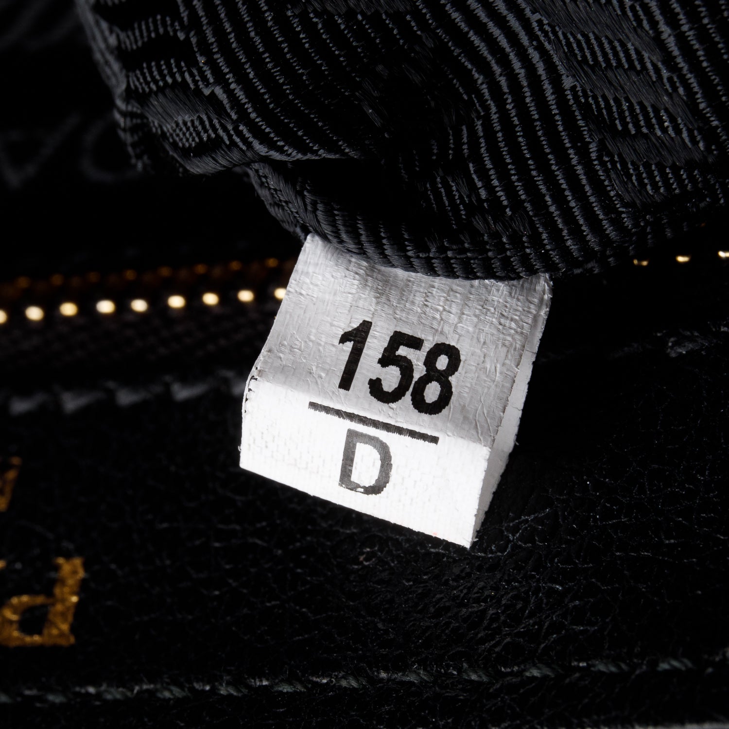 Prada 2023 Black/White Glace Calf Leather Studded Camera Crossbody Bag w/ Receipt