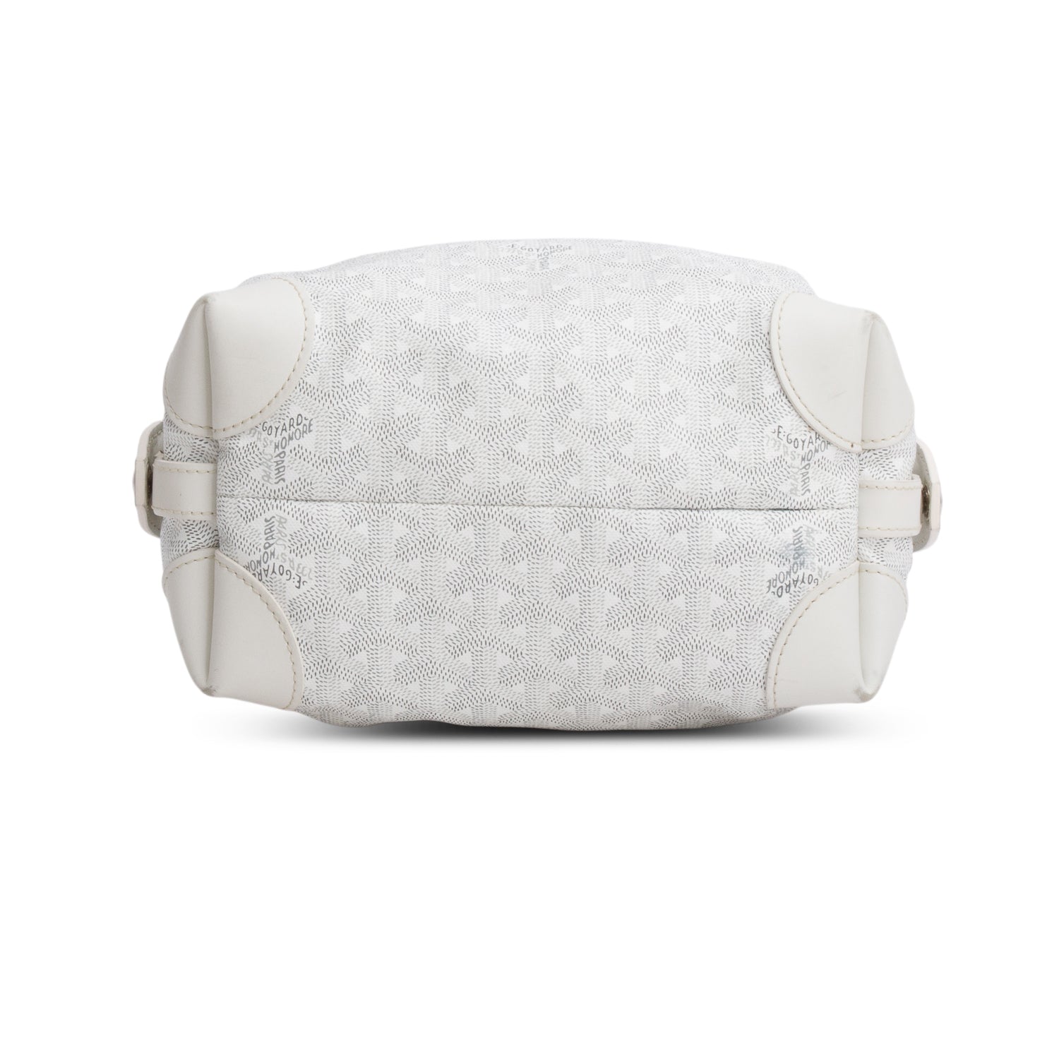 Goyard 2023 White Goyardine Boeing 25 Toiletry Bag